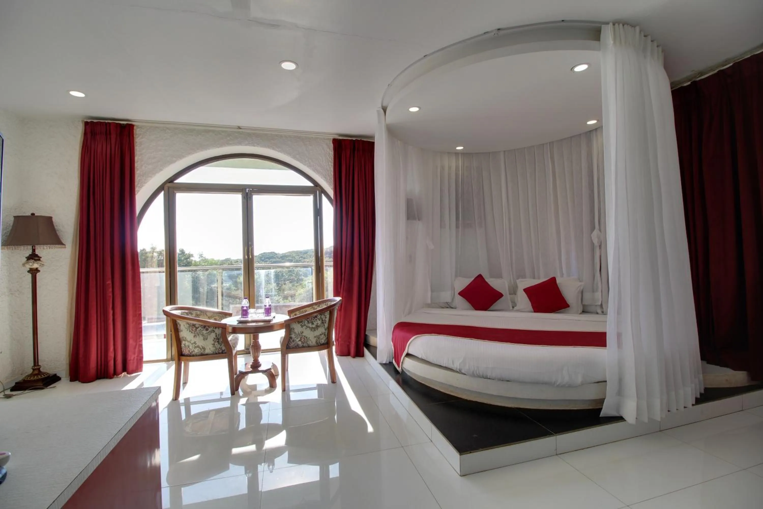 Bed in Forest County Resort Mahabaleshwar