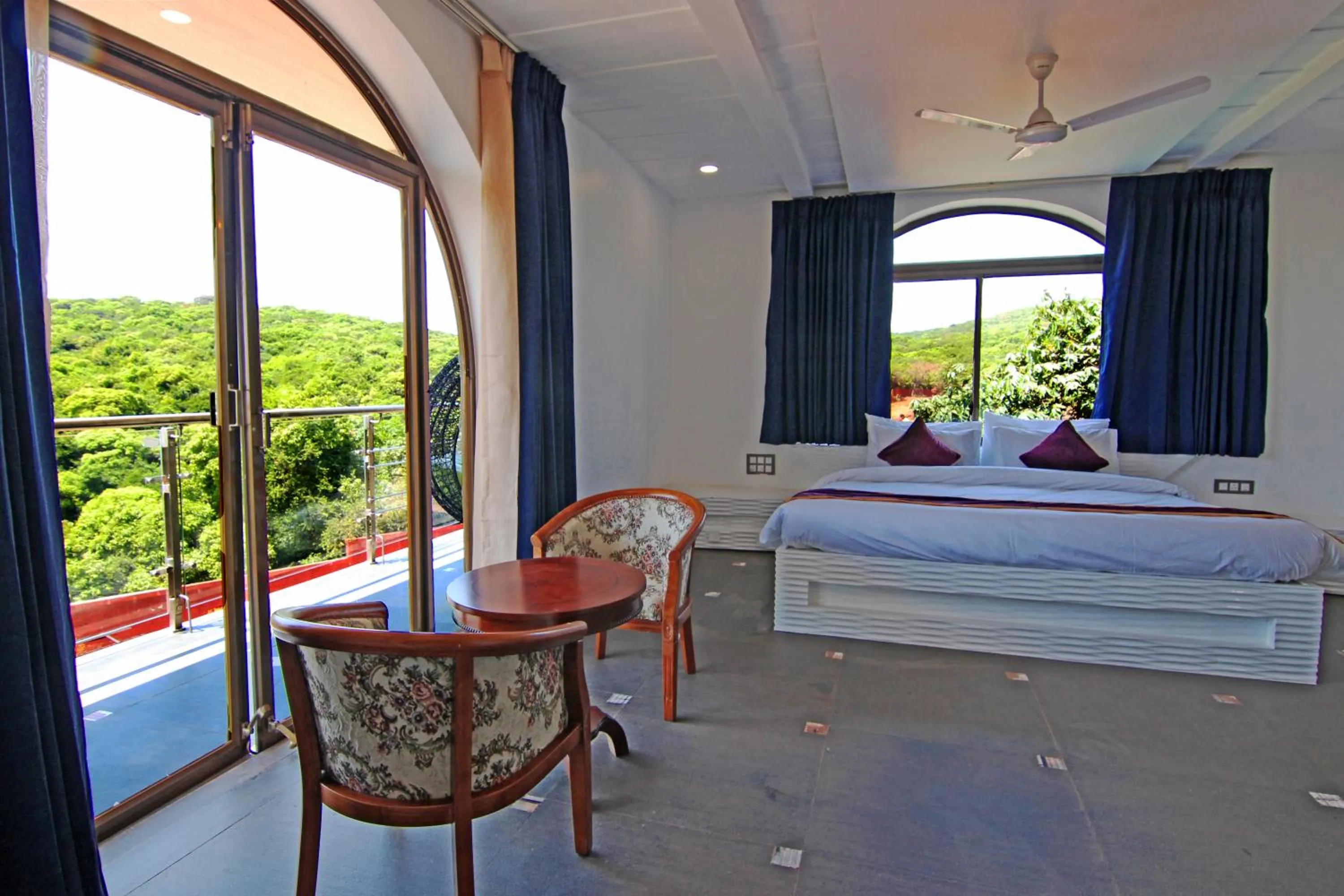 Bed in Forest County Resort Mahabaleshwar