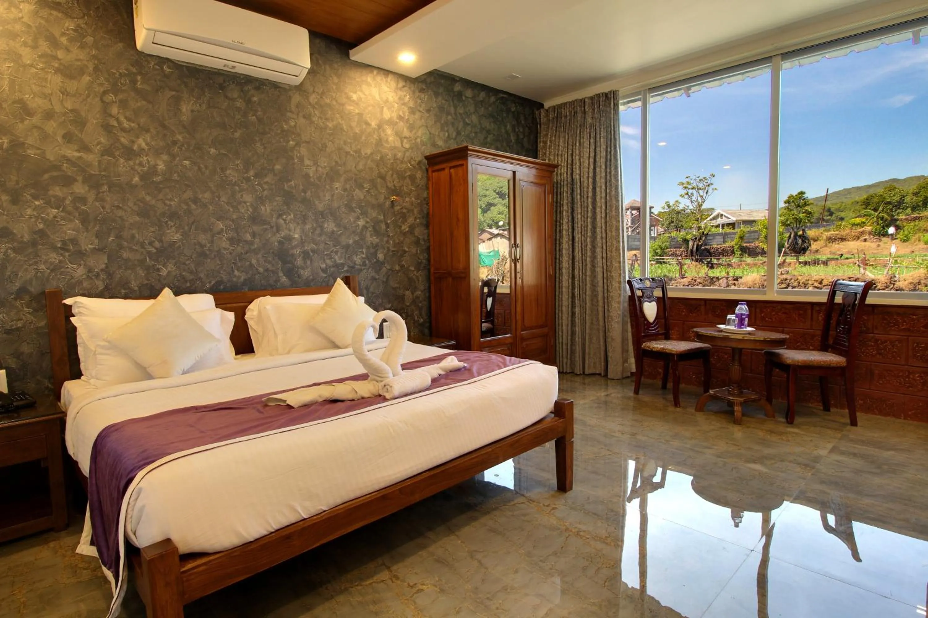 Bed in Forest County Resort Mahabaleshwar