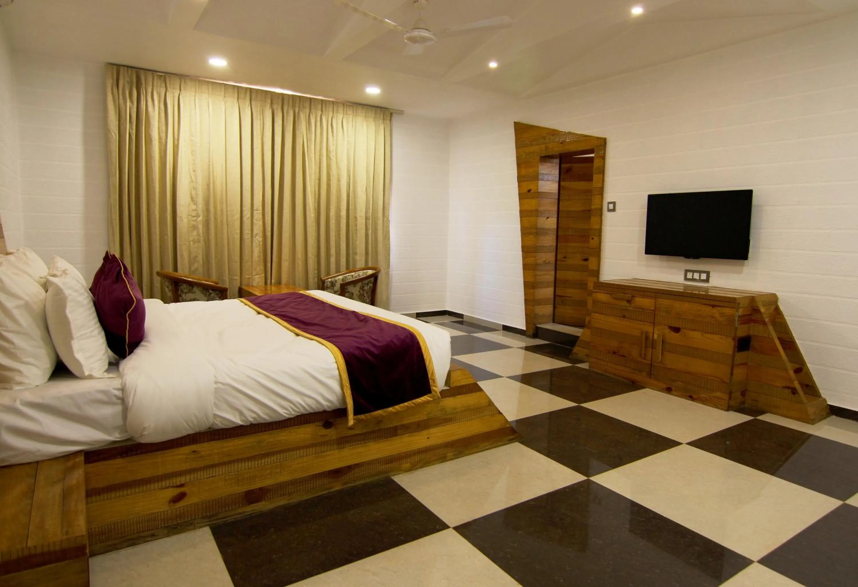 Bed in Forest County Resort Mahabaleshwar