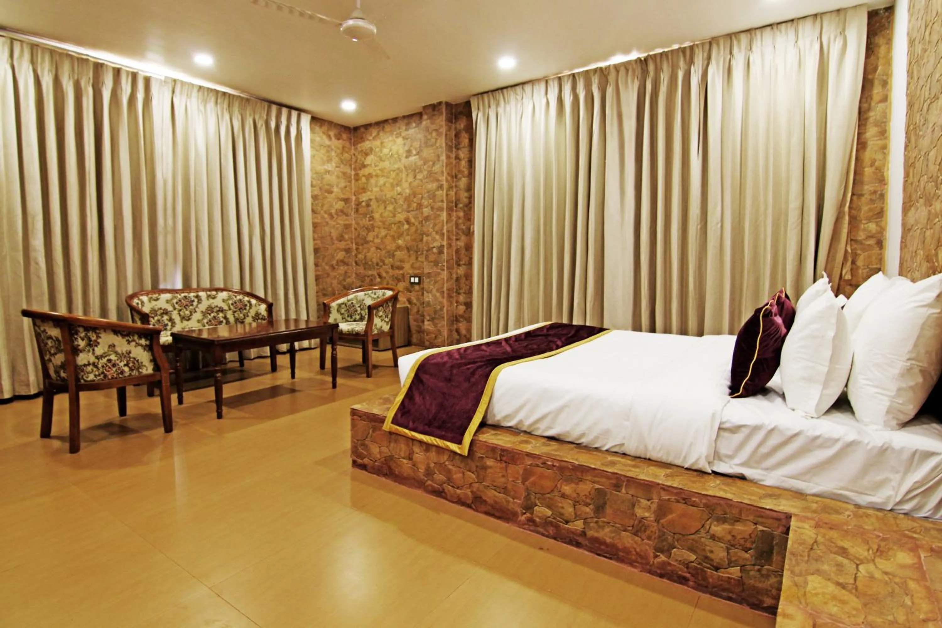 Bed in Forest County Resort Mahabaleshwar