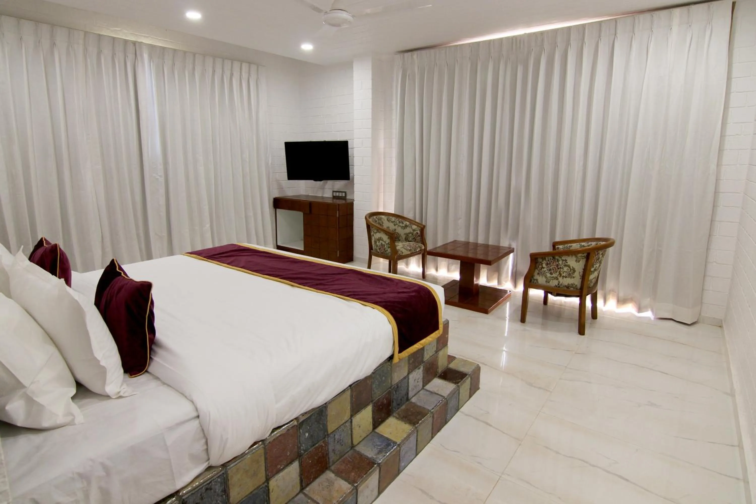 Bed in Forest County Resort Mahabaleshwar