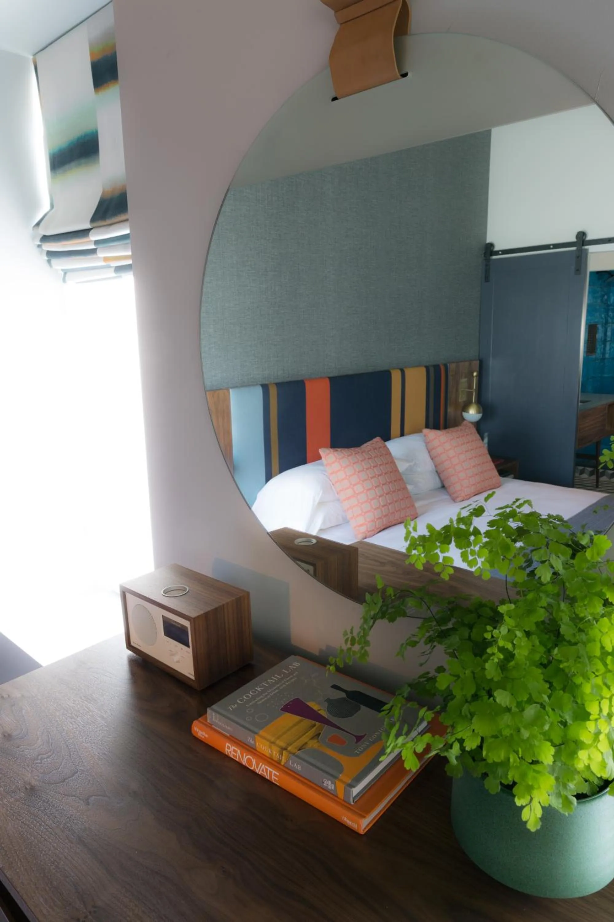 Decorative detail, Bed in The Hotel Salem