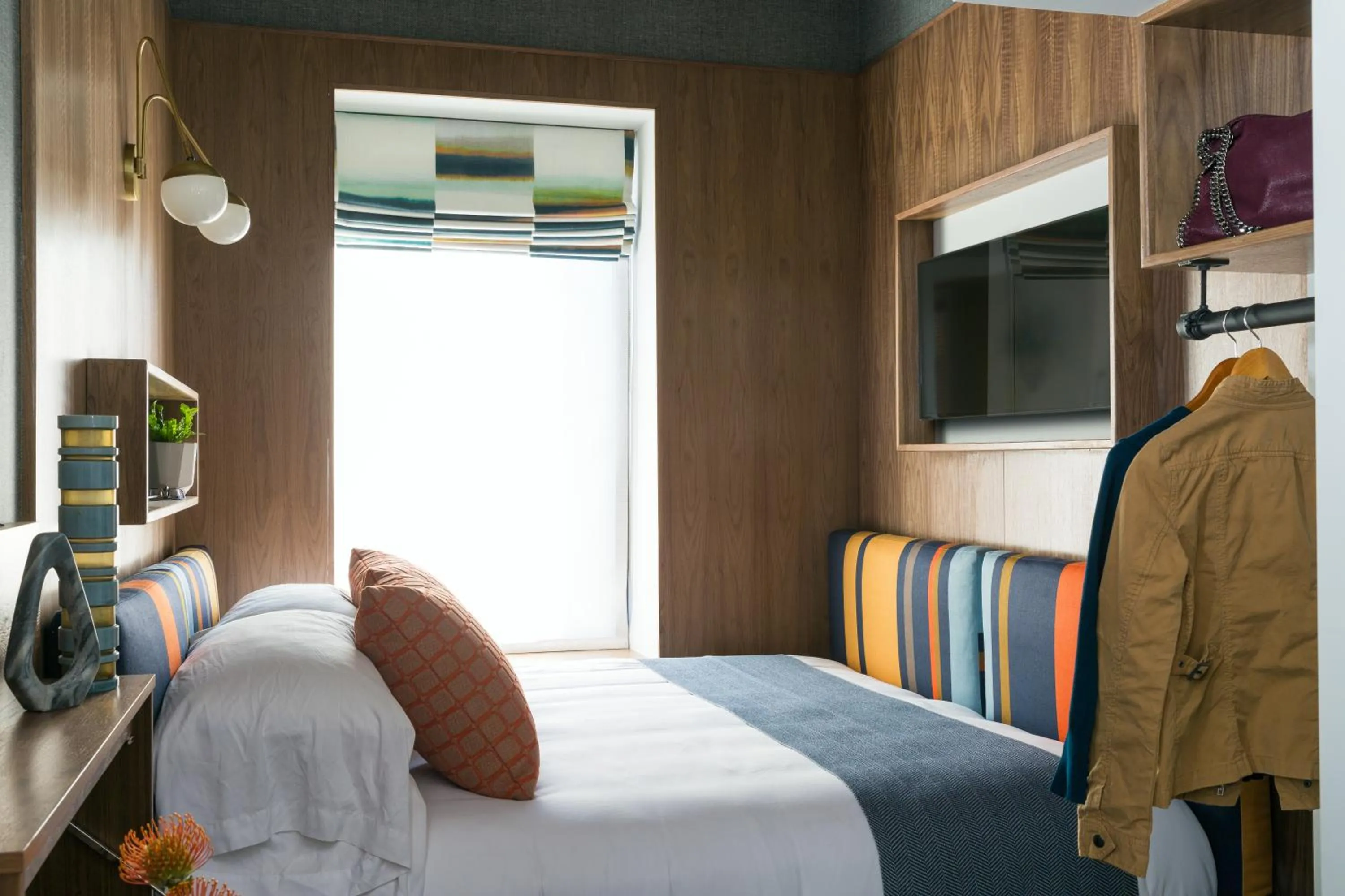 Decorative detail, Bed in The Hotel Salem