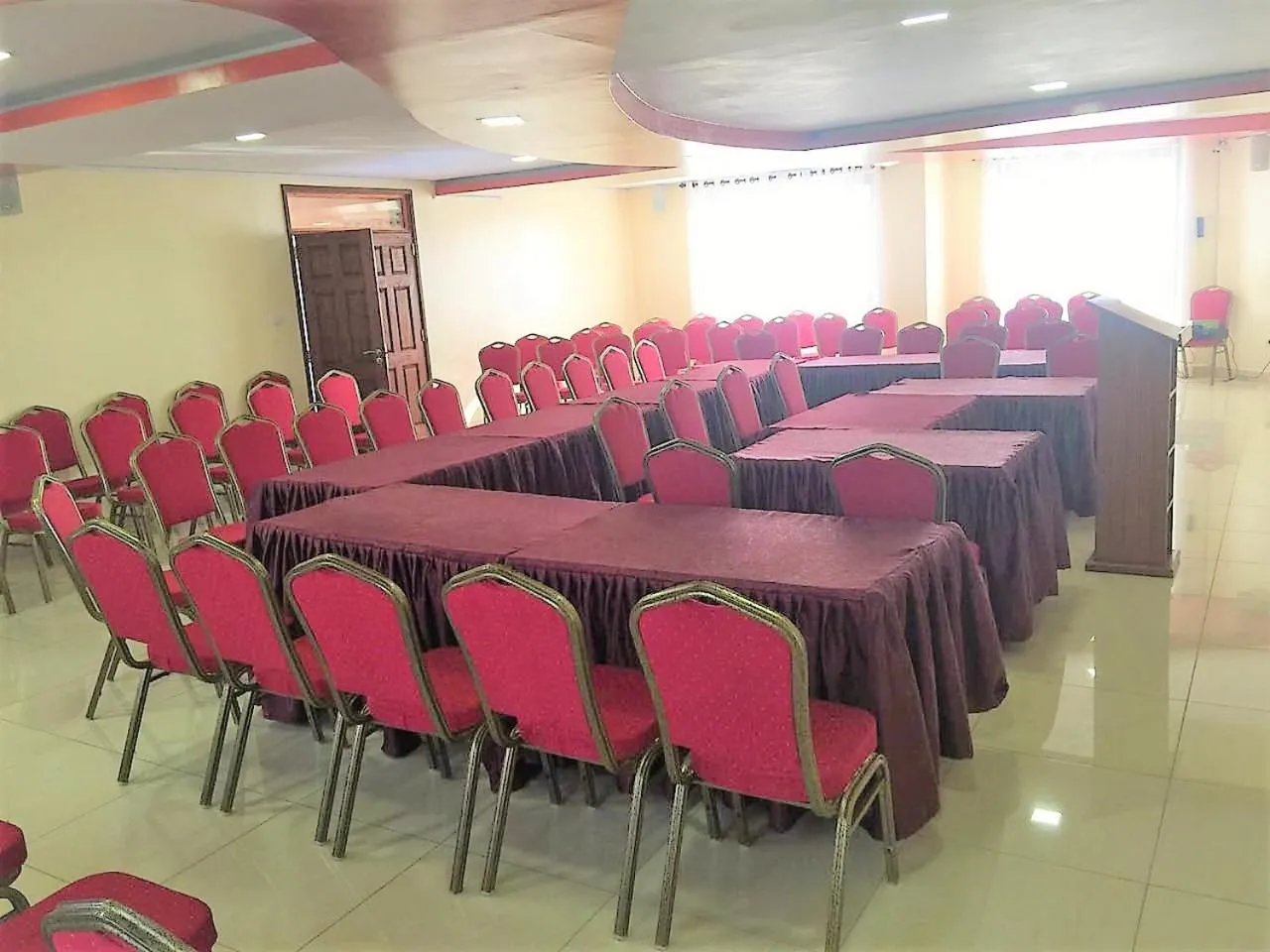 Communal lounge/ TV room in Regency Mount Kenya Hotel