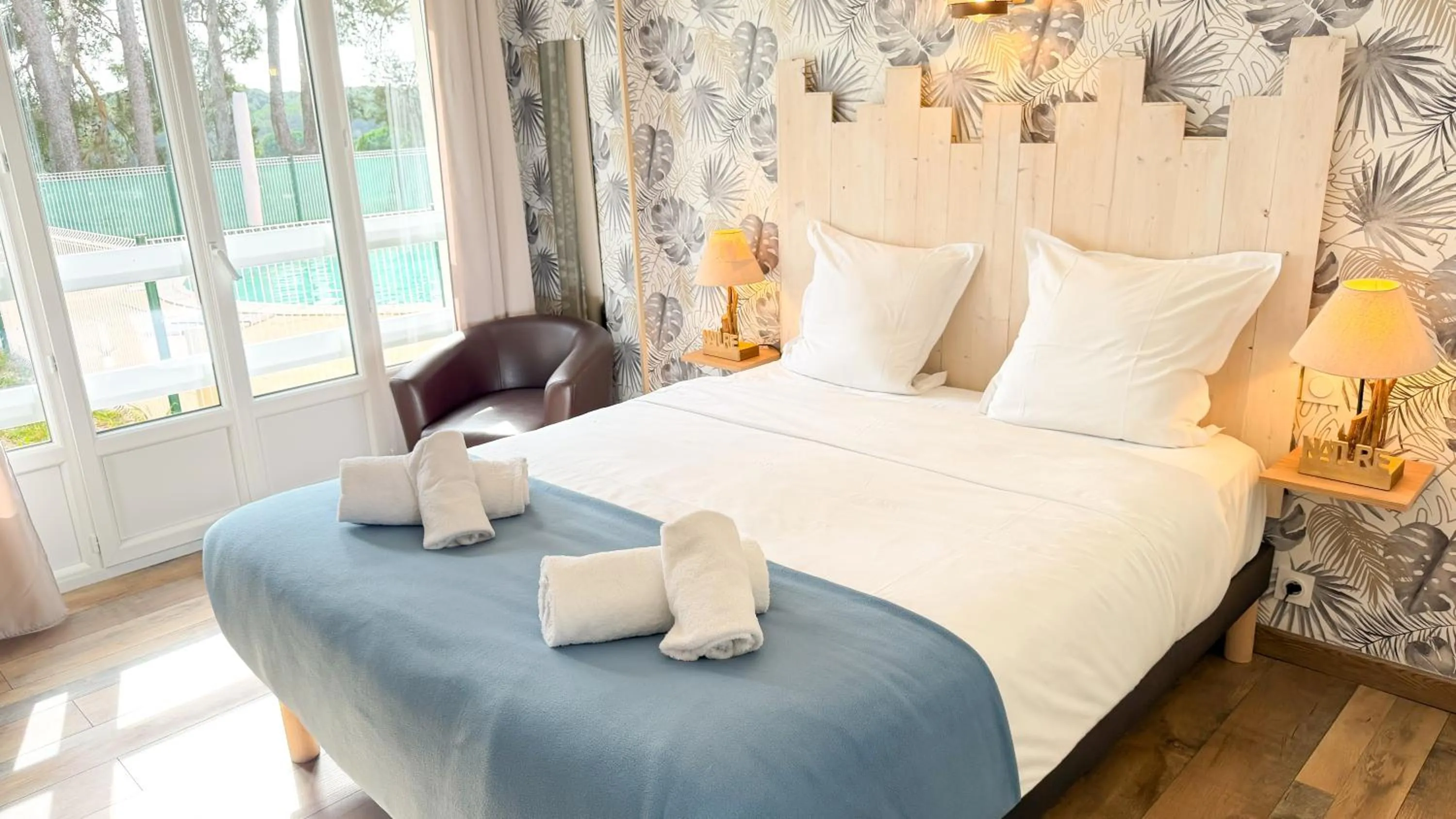 Bedroom, Bed in Hotel Les Rocailles