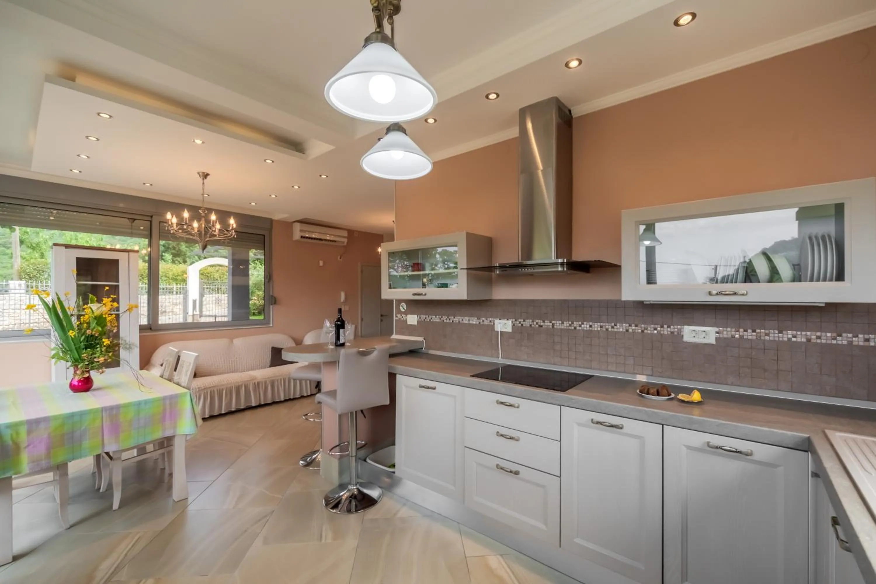 Kitchen or kitchenette in Villa Montenegrina
