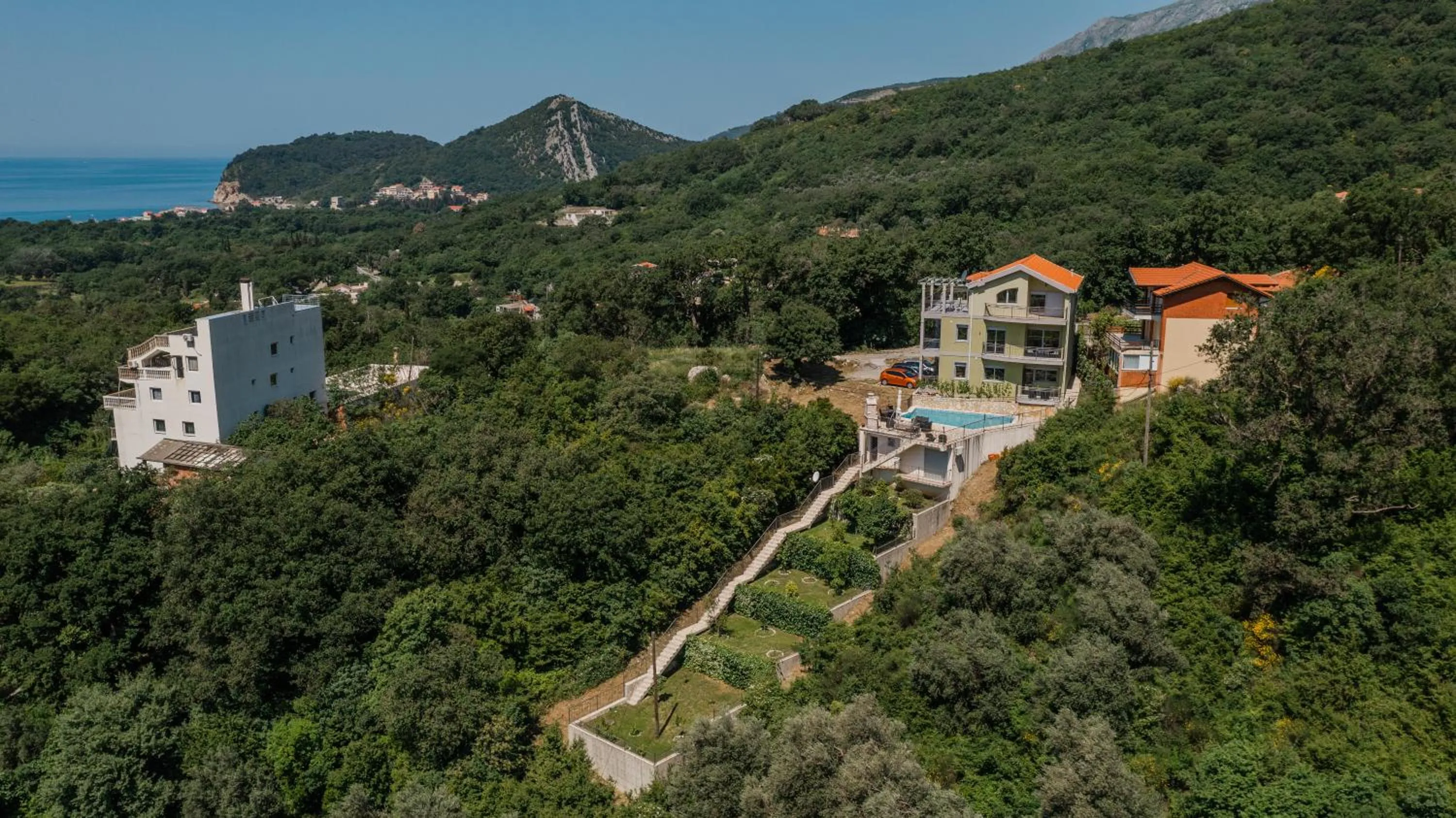 Natural landscape in Villa Montenegrina