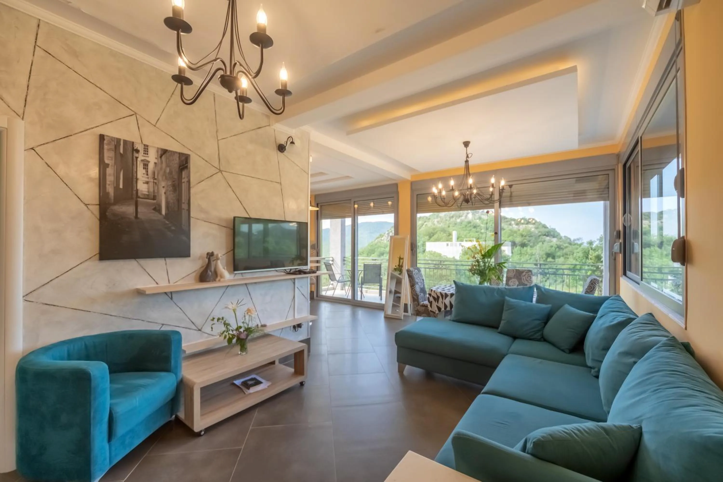 Living room in Villa Montenegrina