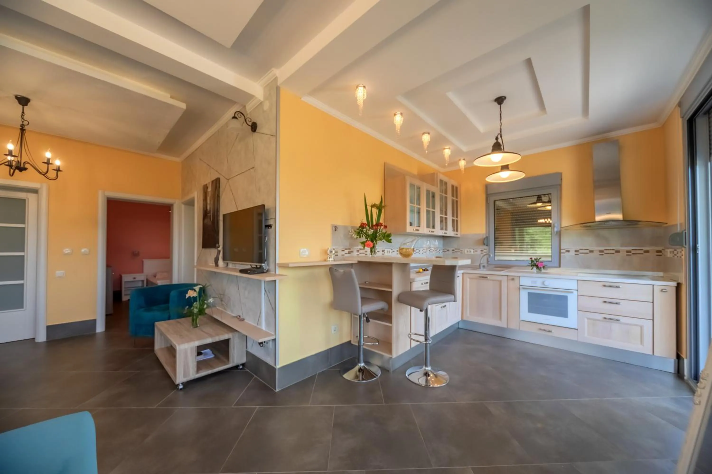 Kitchen or kitchenette in Villa Montenegrina