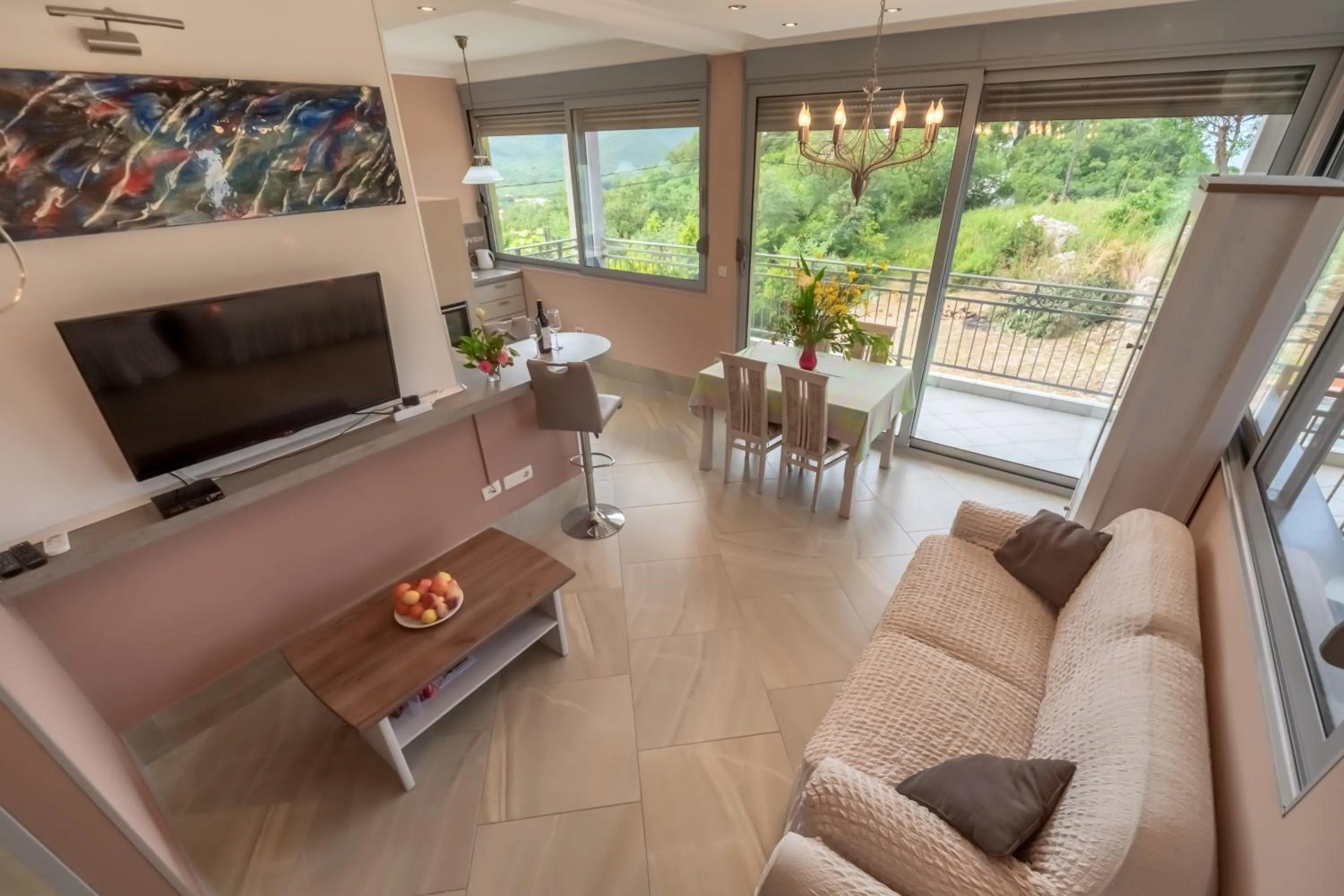 Living room in Villa Montenegrina