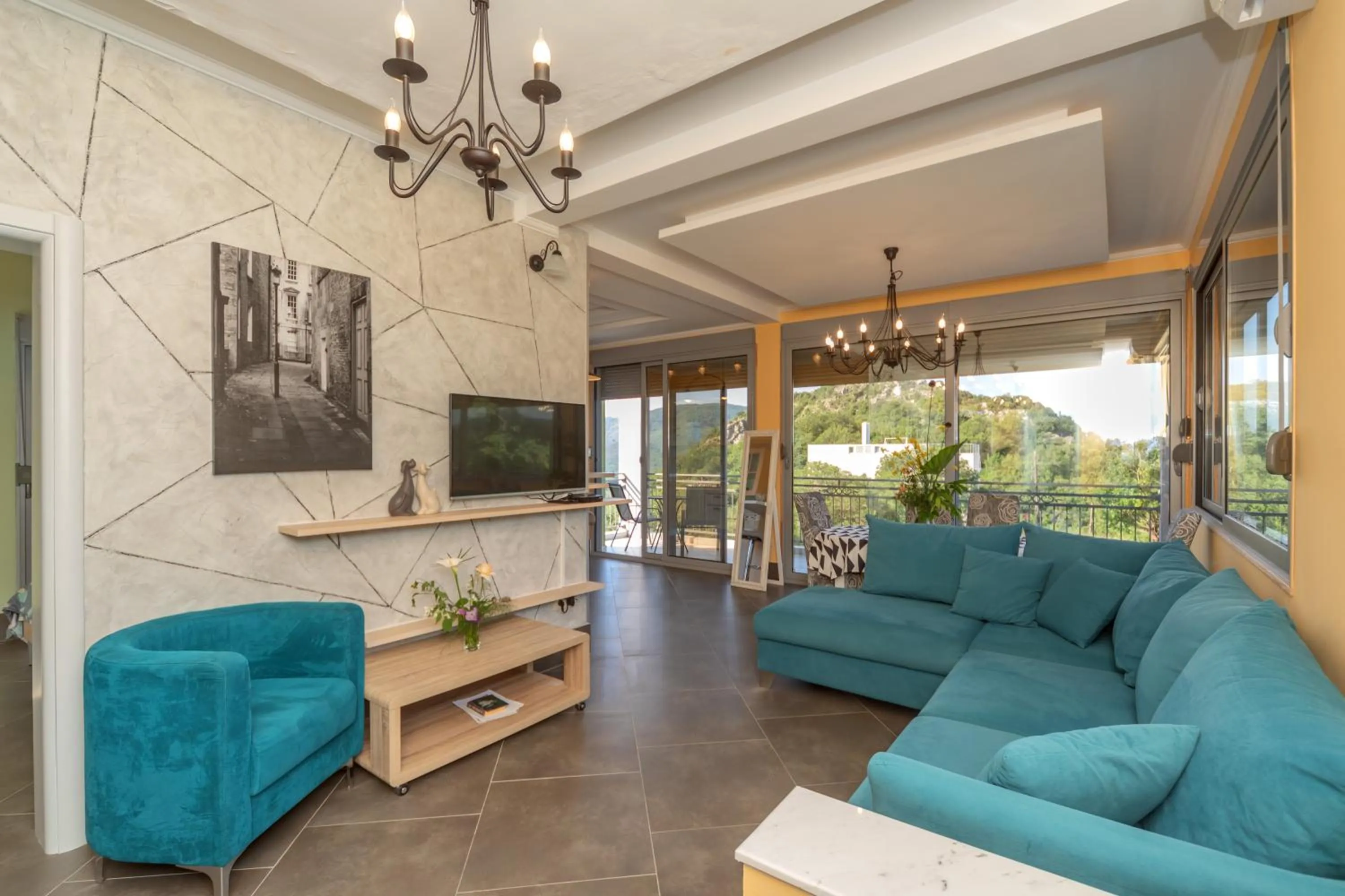 Living room in Villa Montenegrina