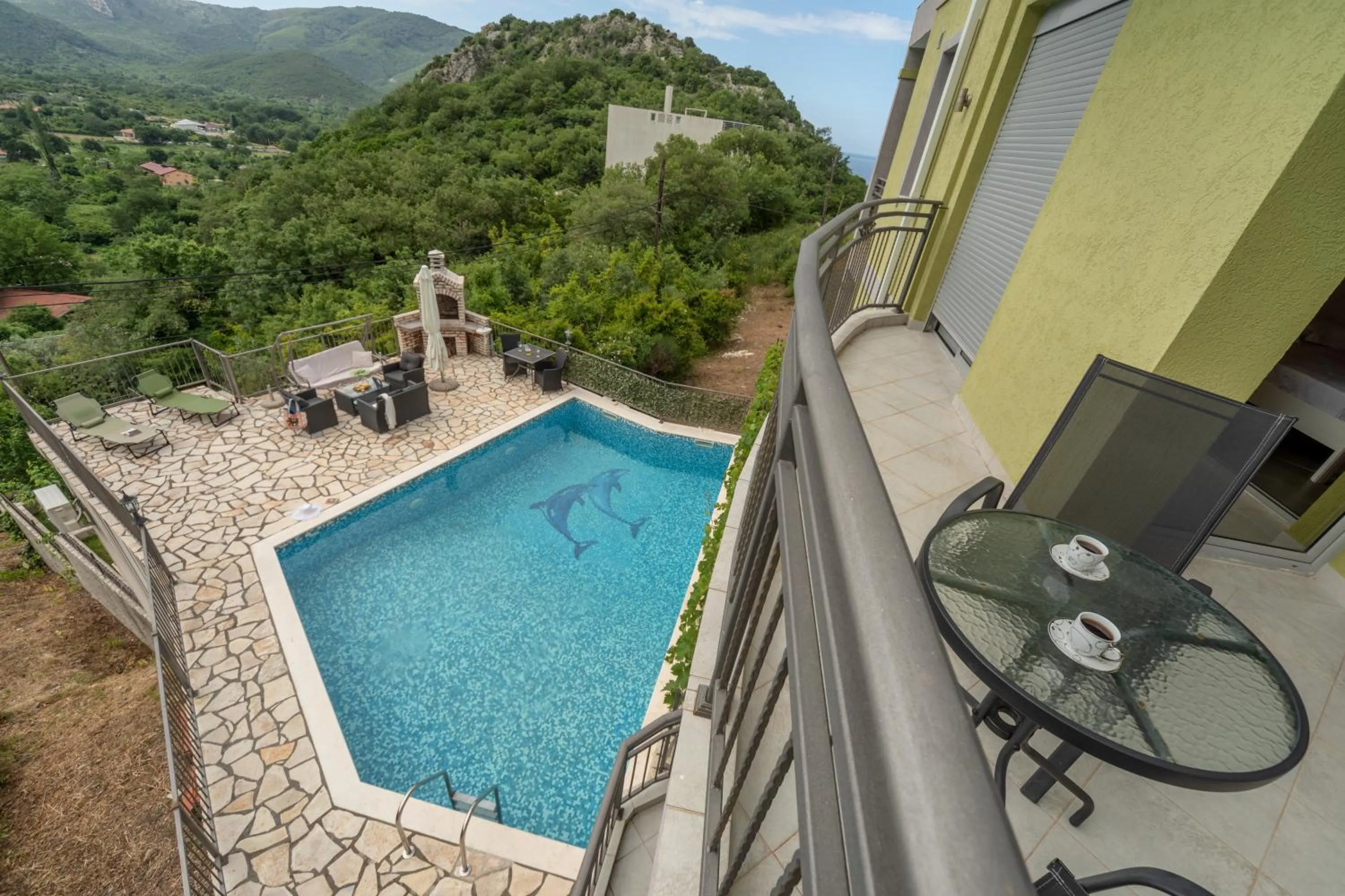 Balcony/Terrace in Villa Montenegrina
