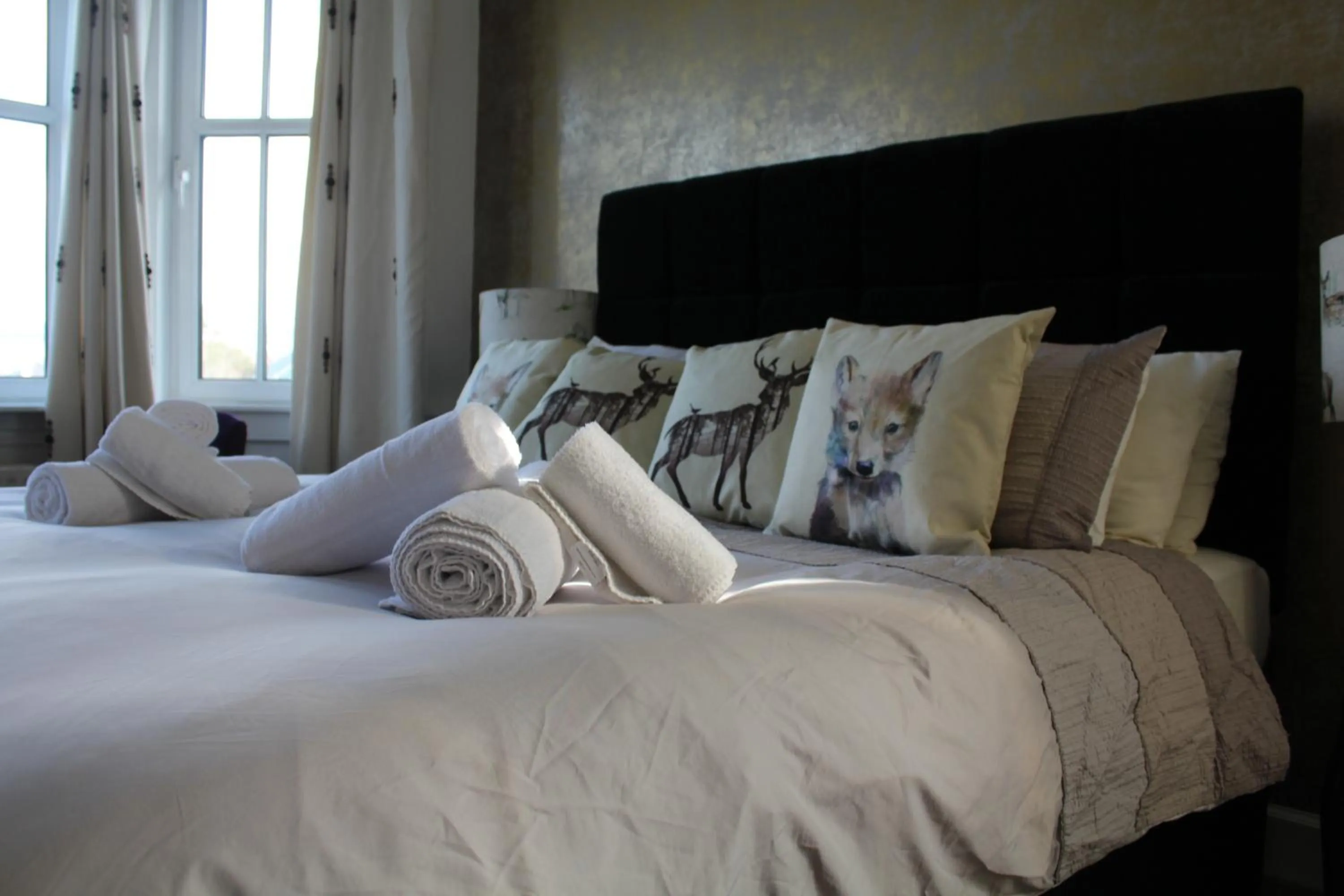 Bed in The Carradale Hotel