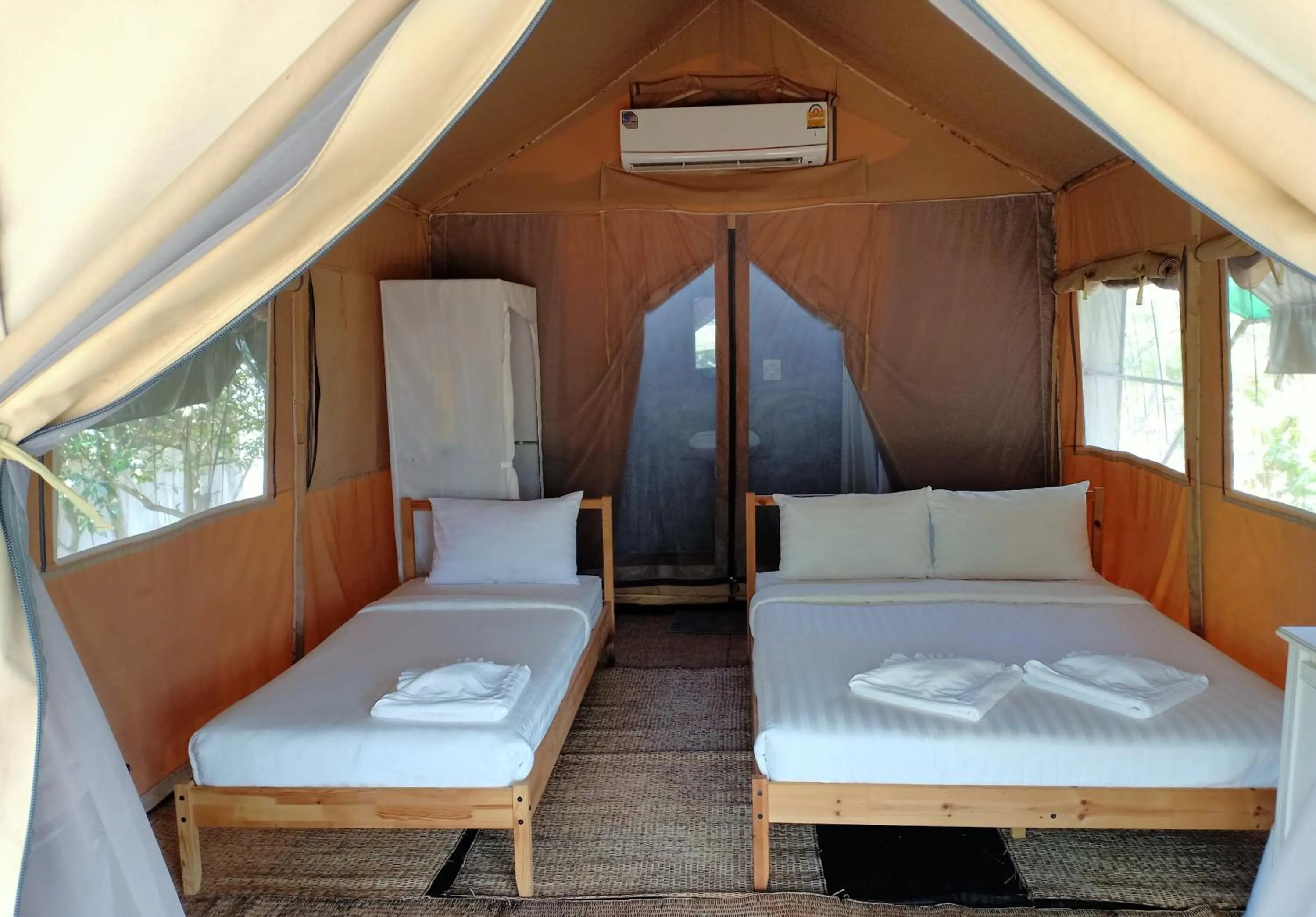 Bed in Naivacha Tent Koh Mak