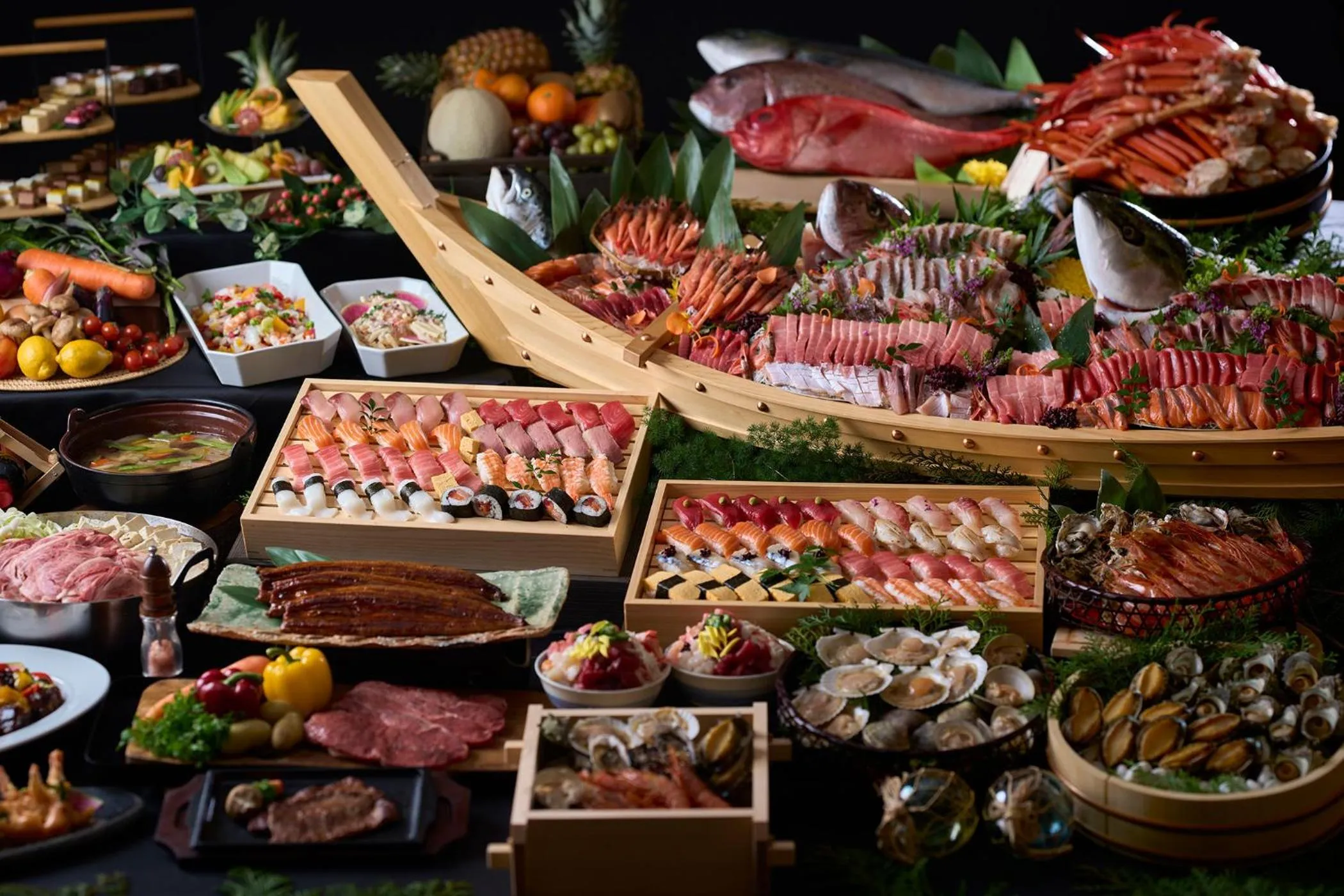 Dinner in Ooedo Onsen Monogatari Hotel Ranpu