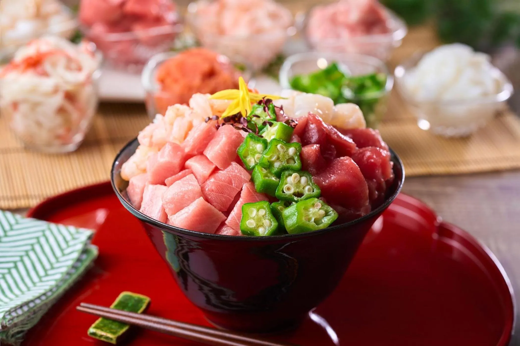 Breakfast in Ooedo Onsen Monogatari Hotel Ranpu