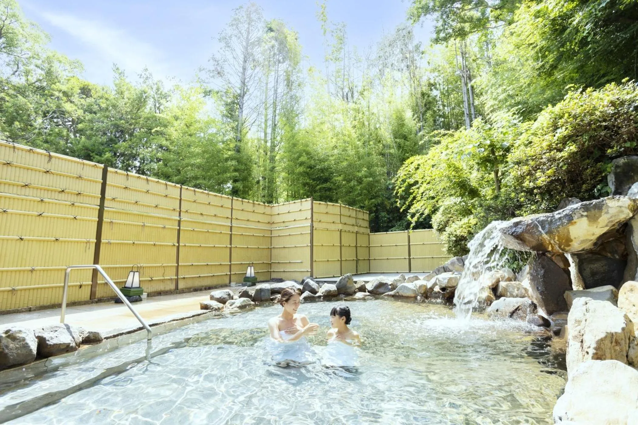 Hot Spring Bath in Ooedo Onsen Monogatari Hotel Ranpu