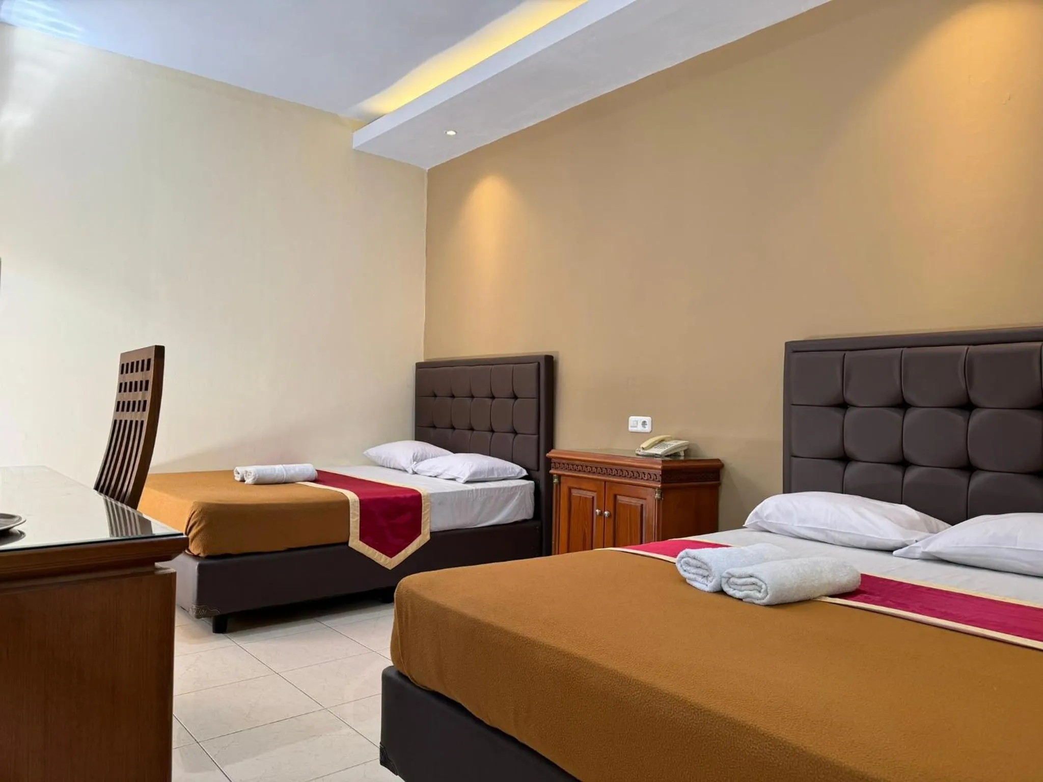 Bed in Hotel Priangan