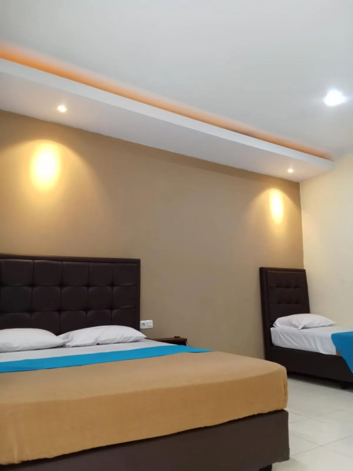 Bed in Hotel Priangan