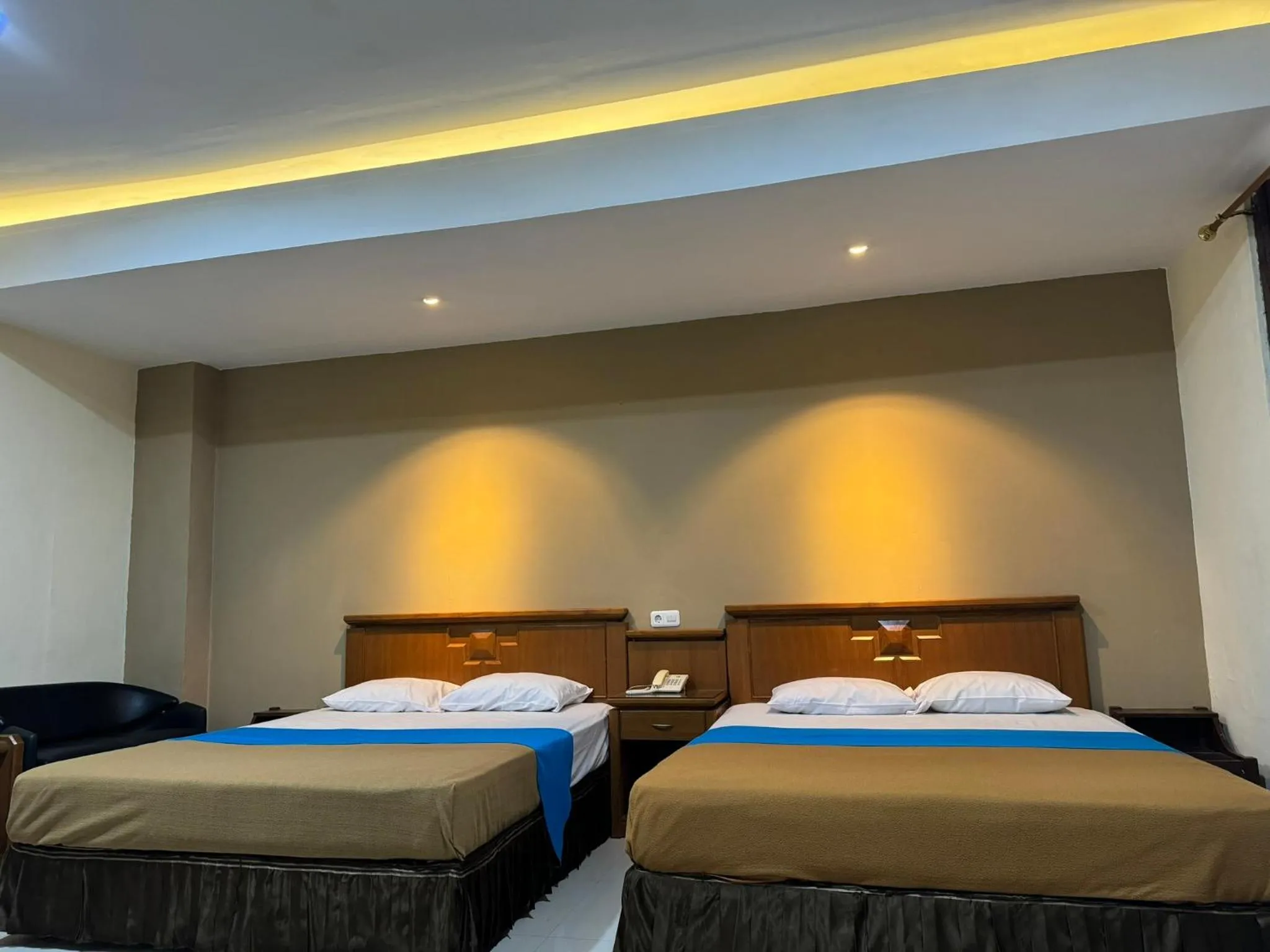 Bed in Hotel Priangan
