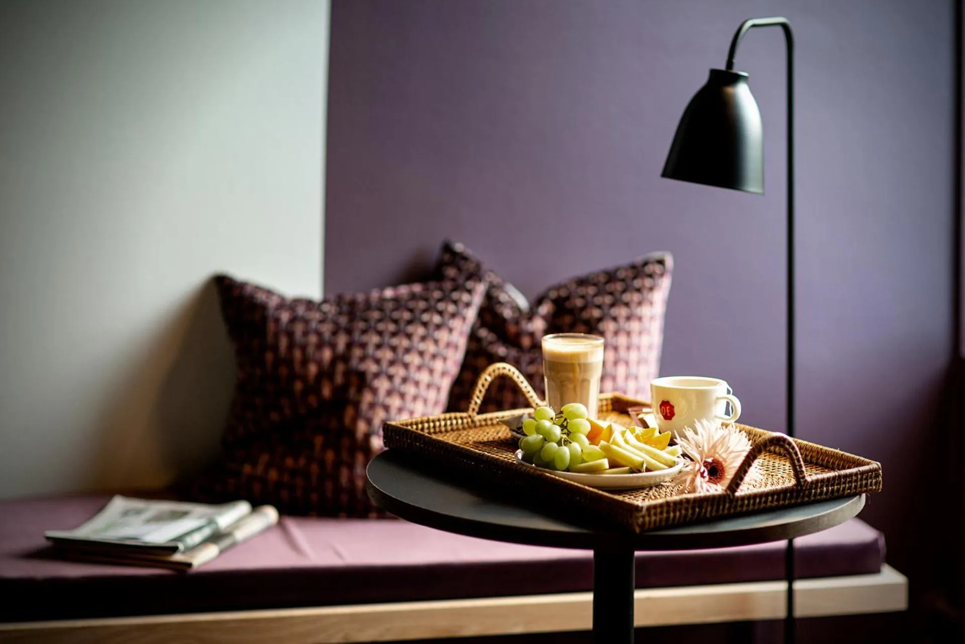 Seating area in Hotel Britannia