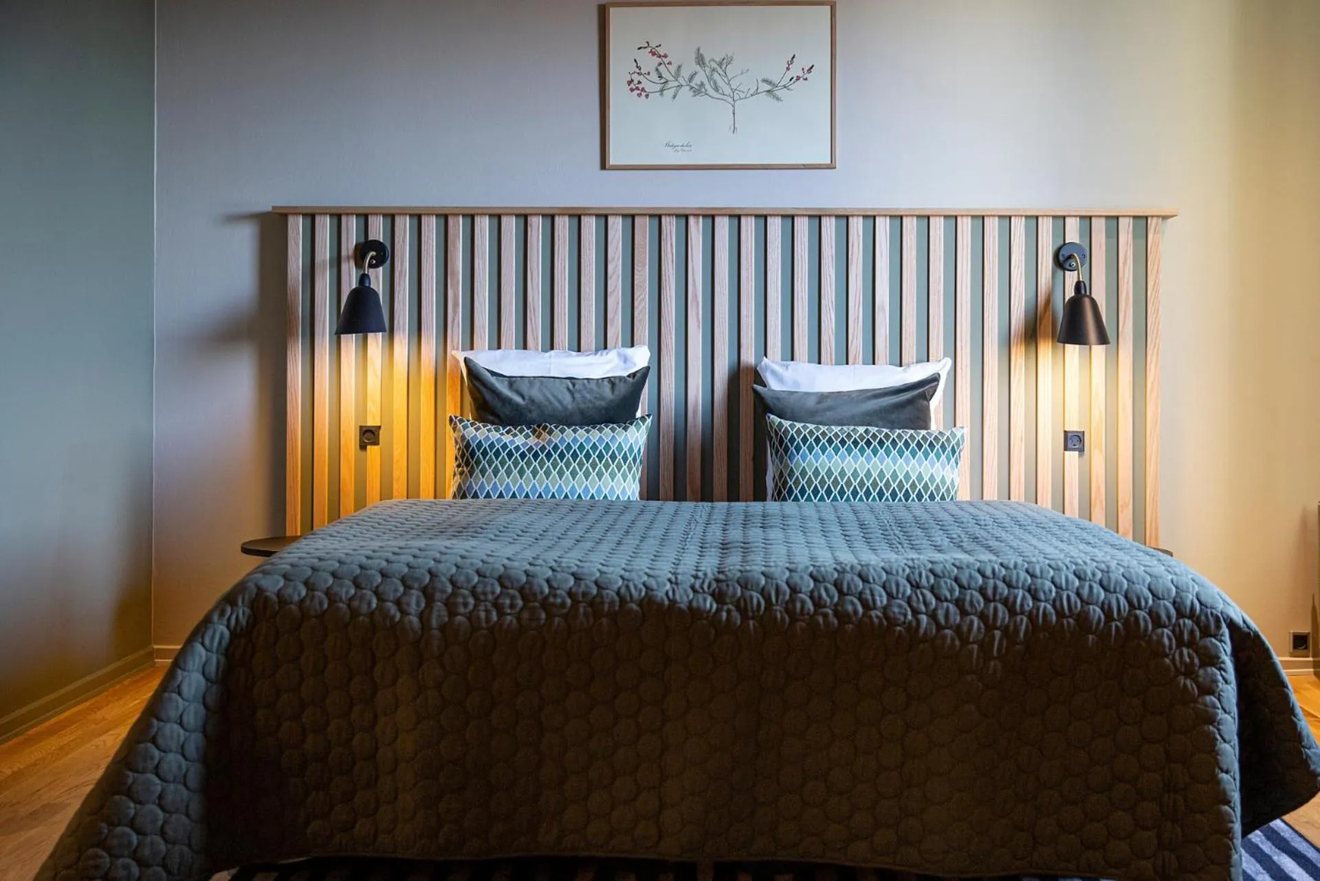 Bed in Hotel Britannia