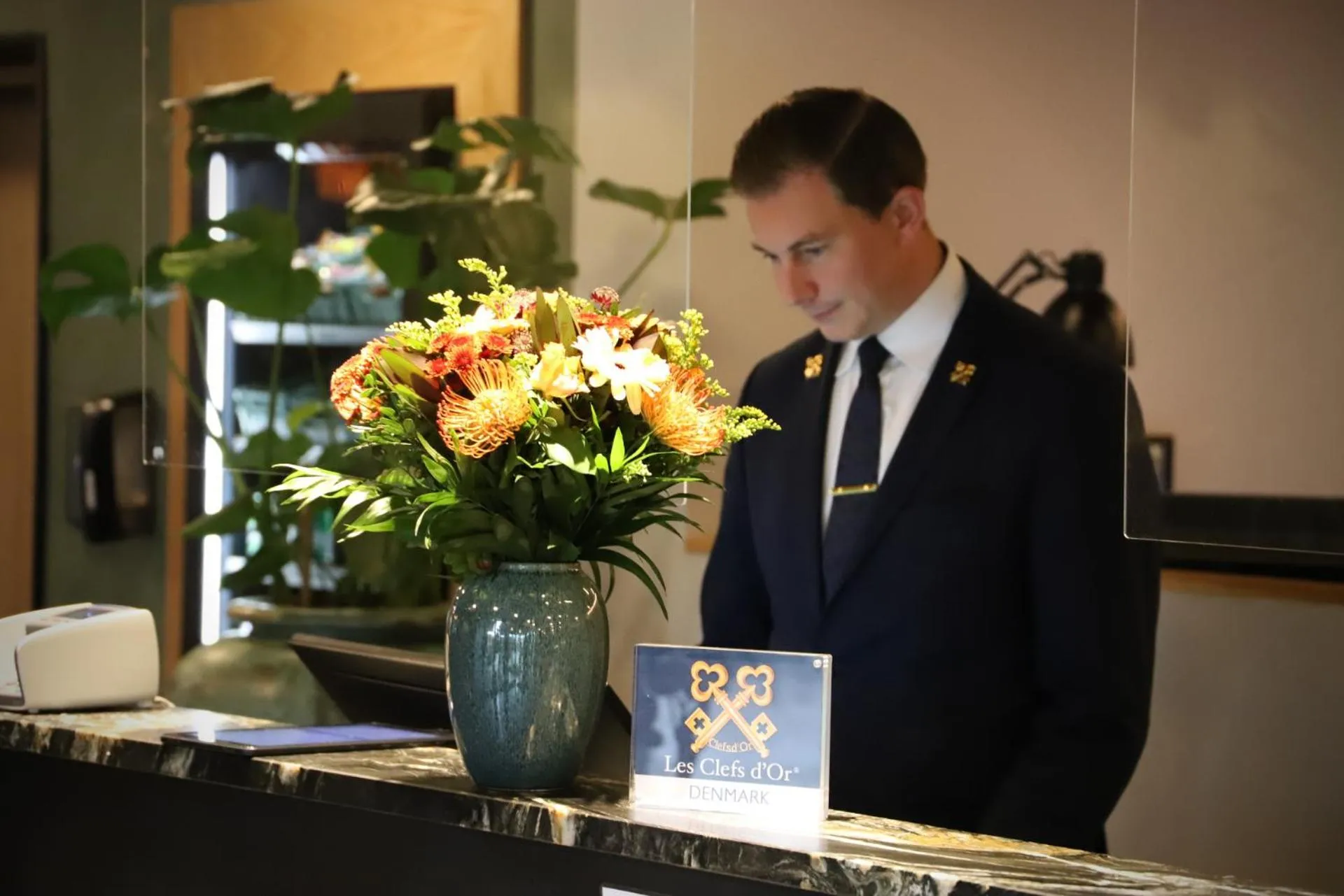 Lobby or reception in Hotel Britannia