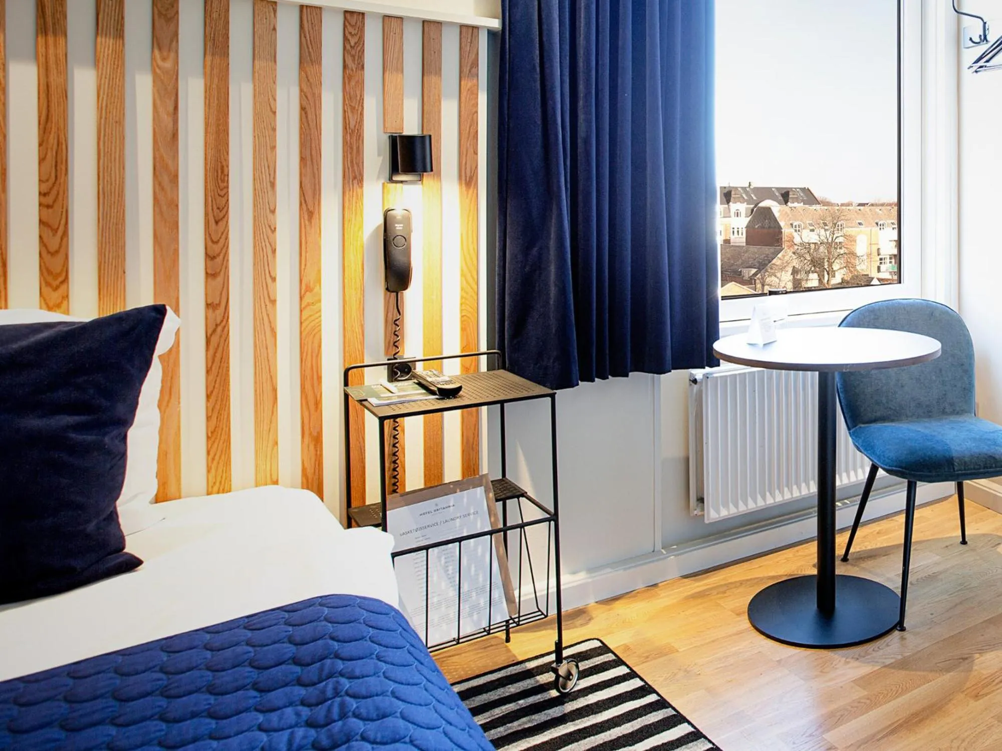 Bed in Hotel Britannia