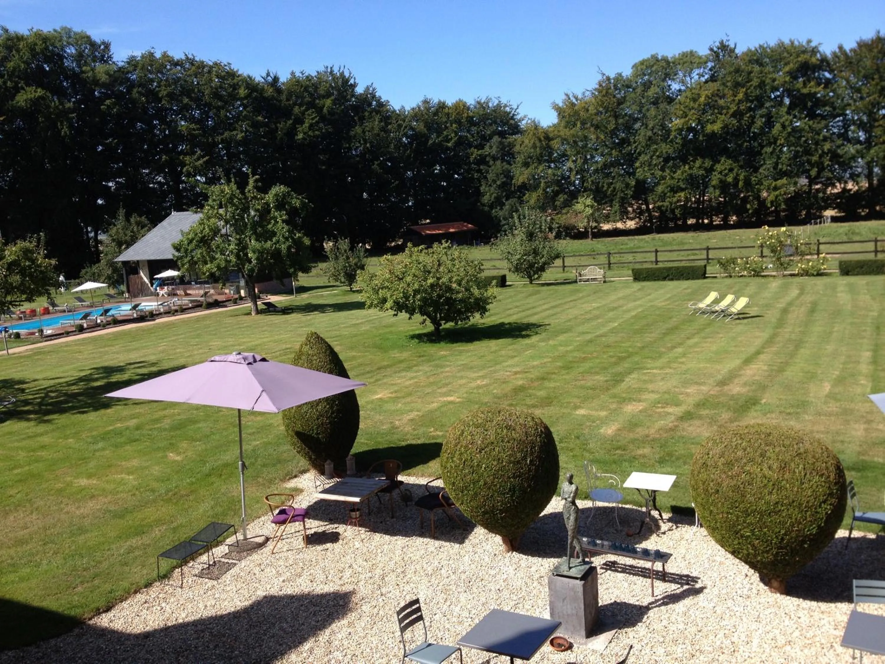 Swimming pool in Clos Masure hôtel de campagne