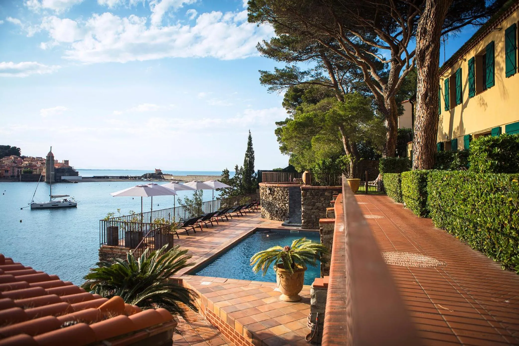 Swimming pool in Le Relais Des Trois Mas