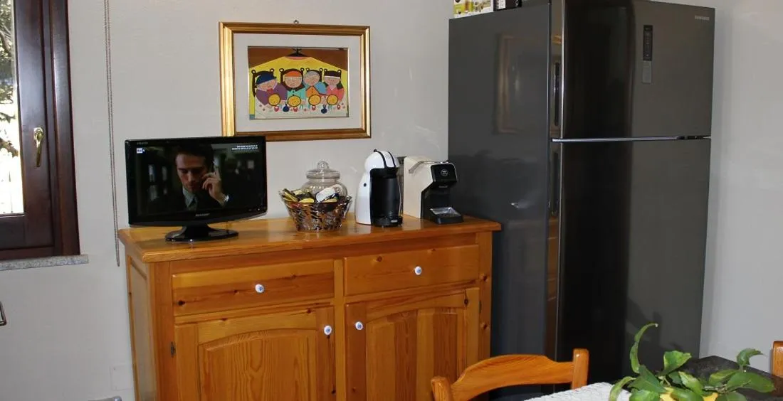 Communal kitchen in B&B Martina