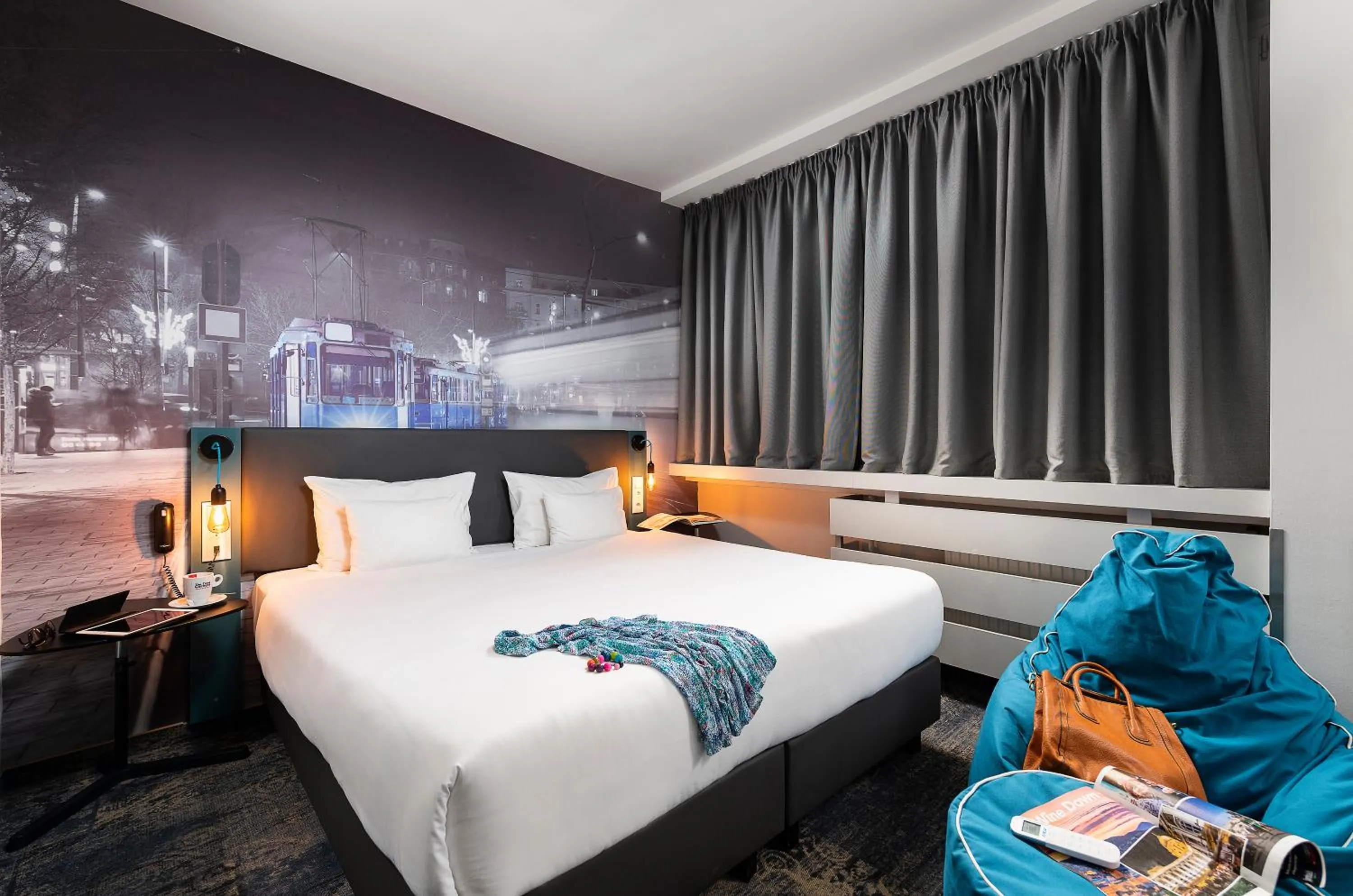 Bed in Three Corners Hotel Anna