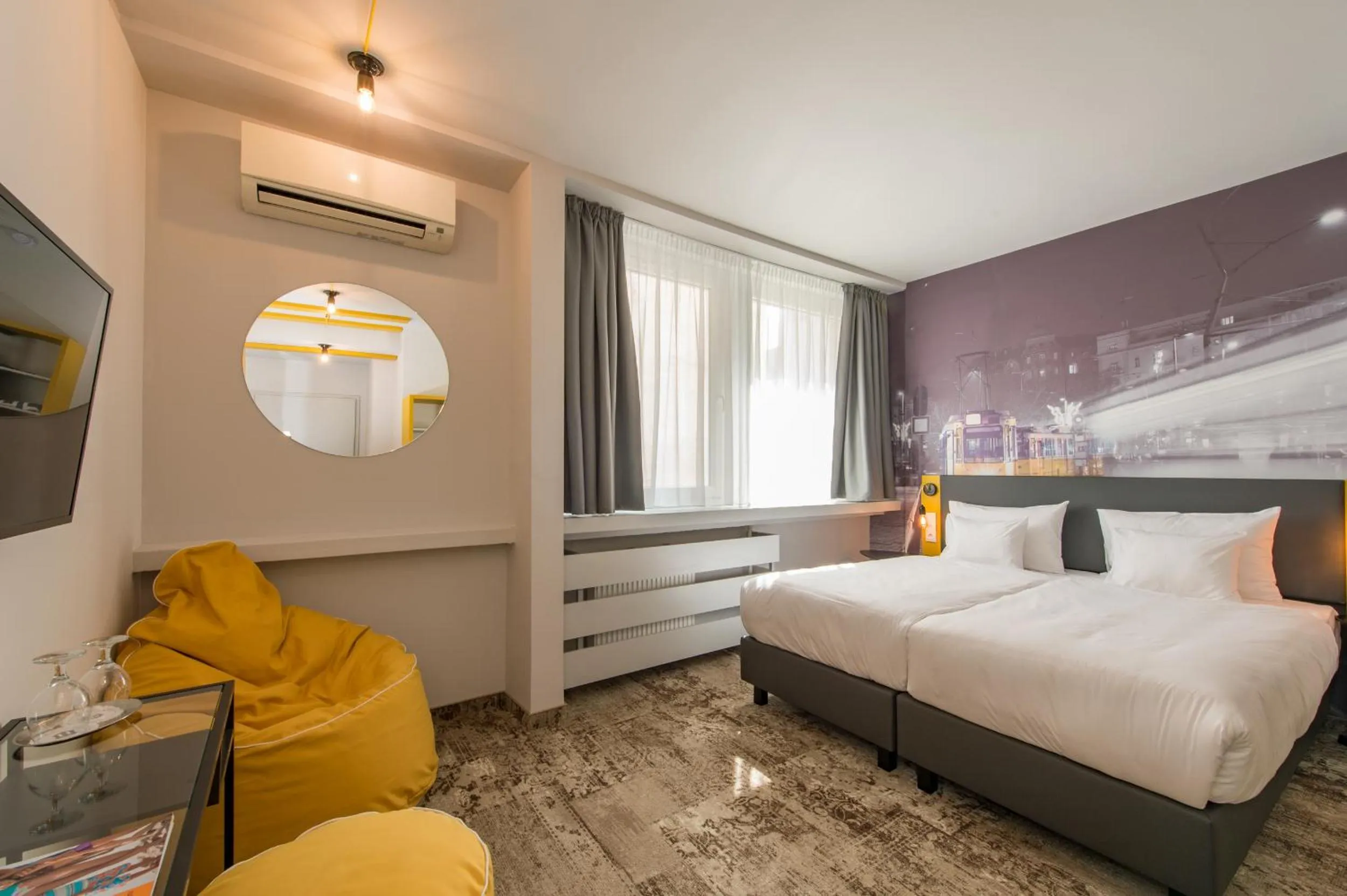 Bed in Three Corners Hotel Anna