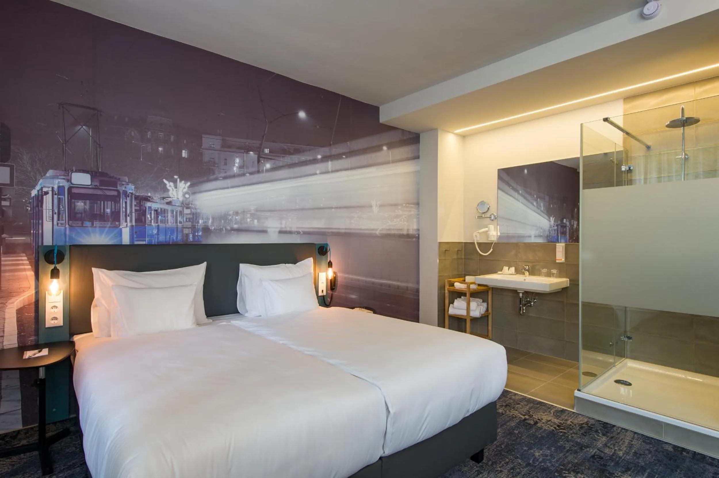 Bed in Three Corners Hotel Anna