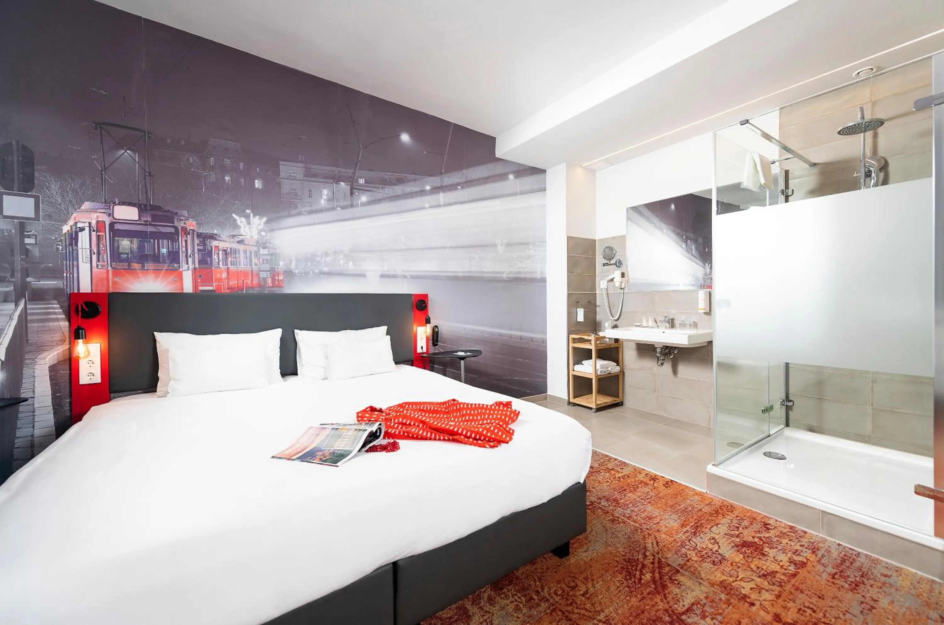 Bed in Three Corners Hotel Anna