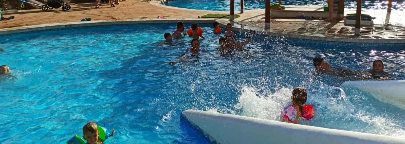 Pool view in Camping San Javier