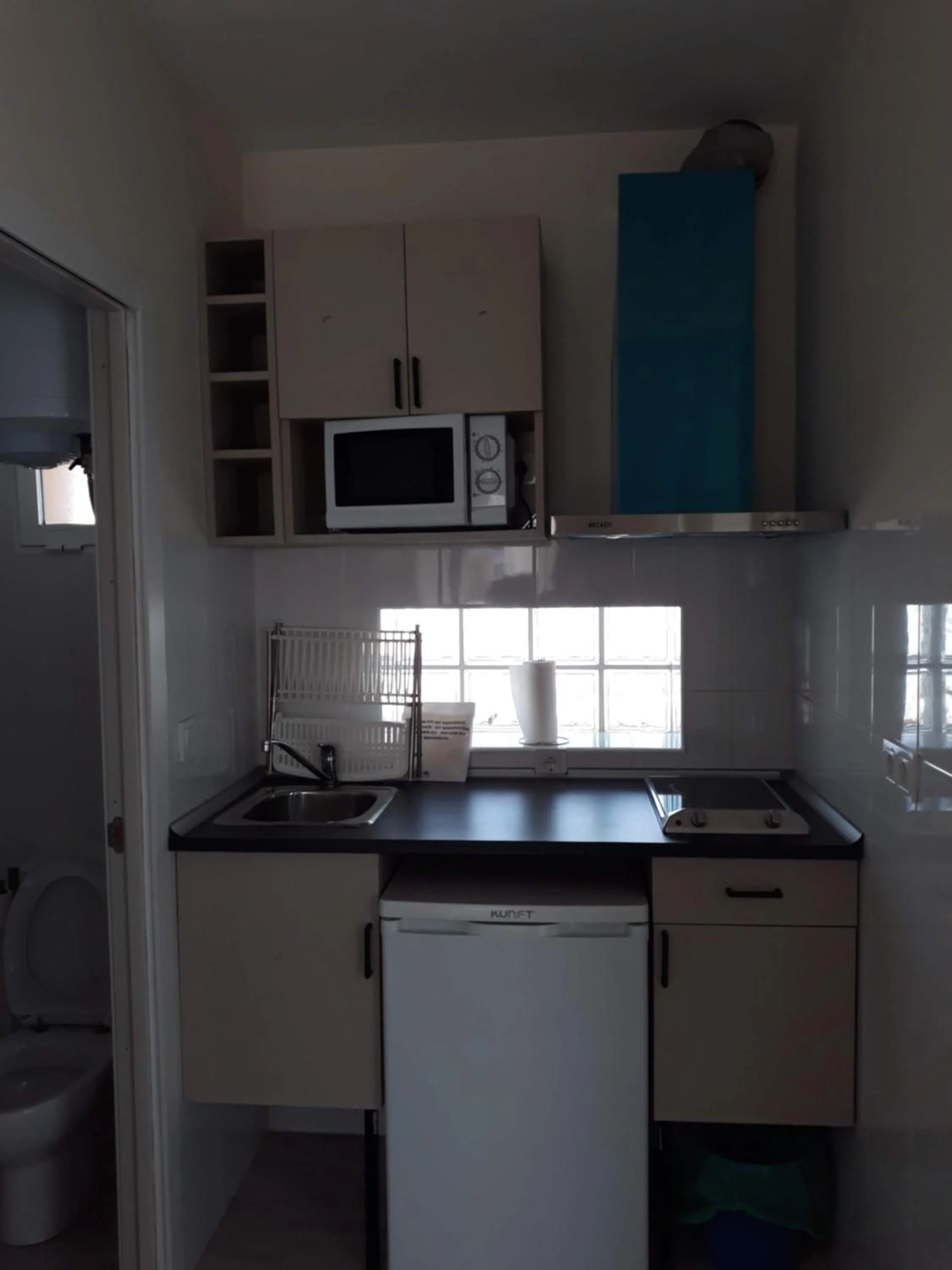 Kitchen or kitchenette in Camping San Javier