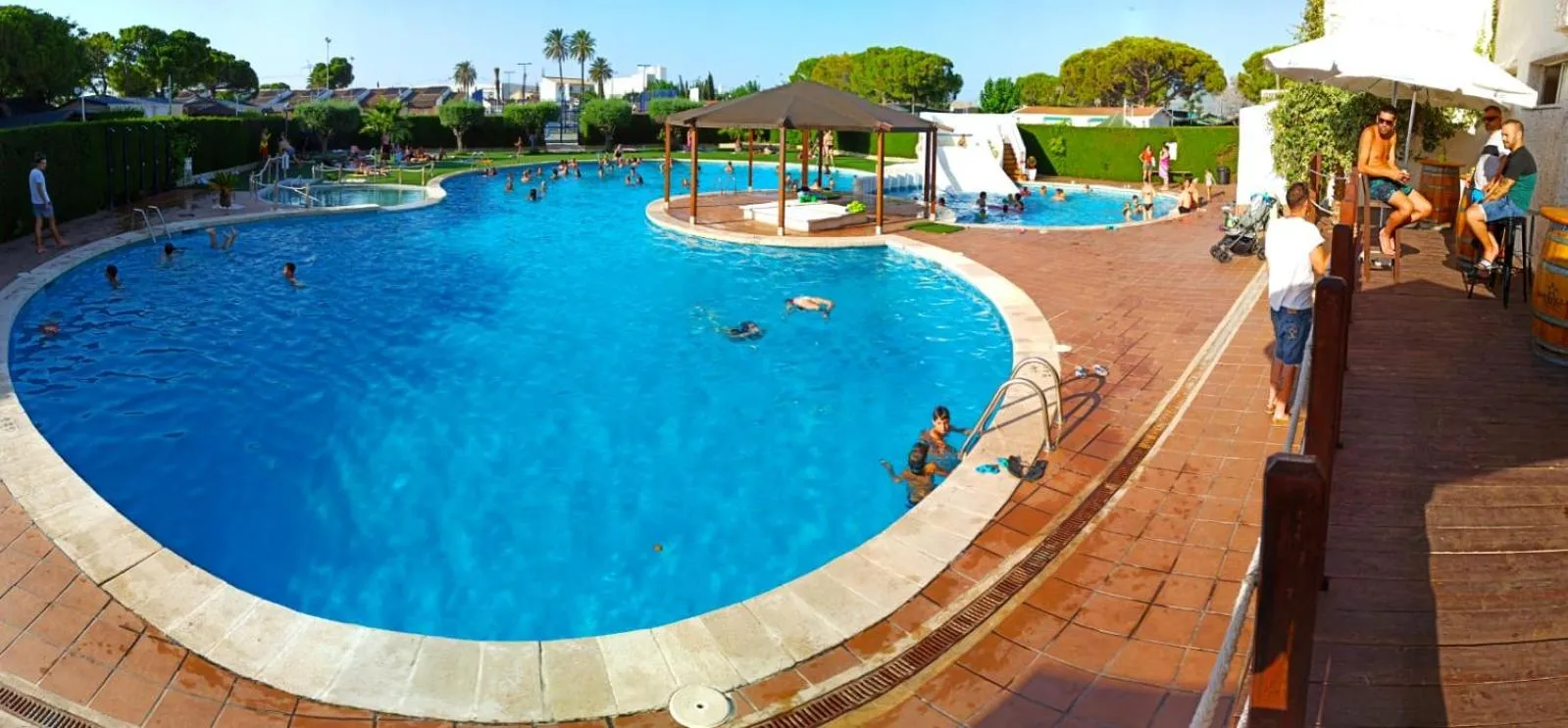 Pool view in Camping San Javier