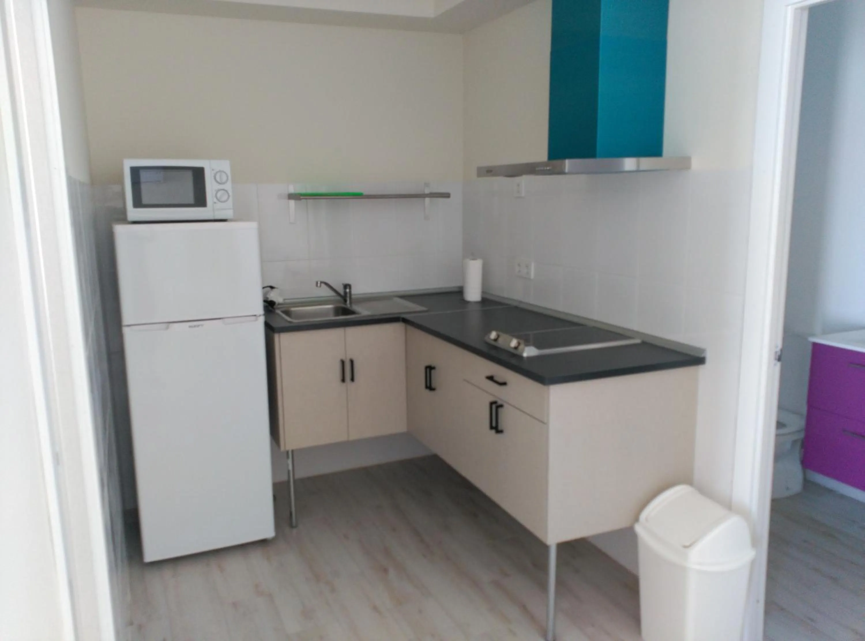 Kitchen or kitchenette in Camping San Javier