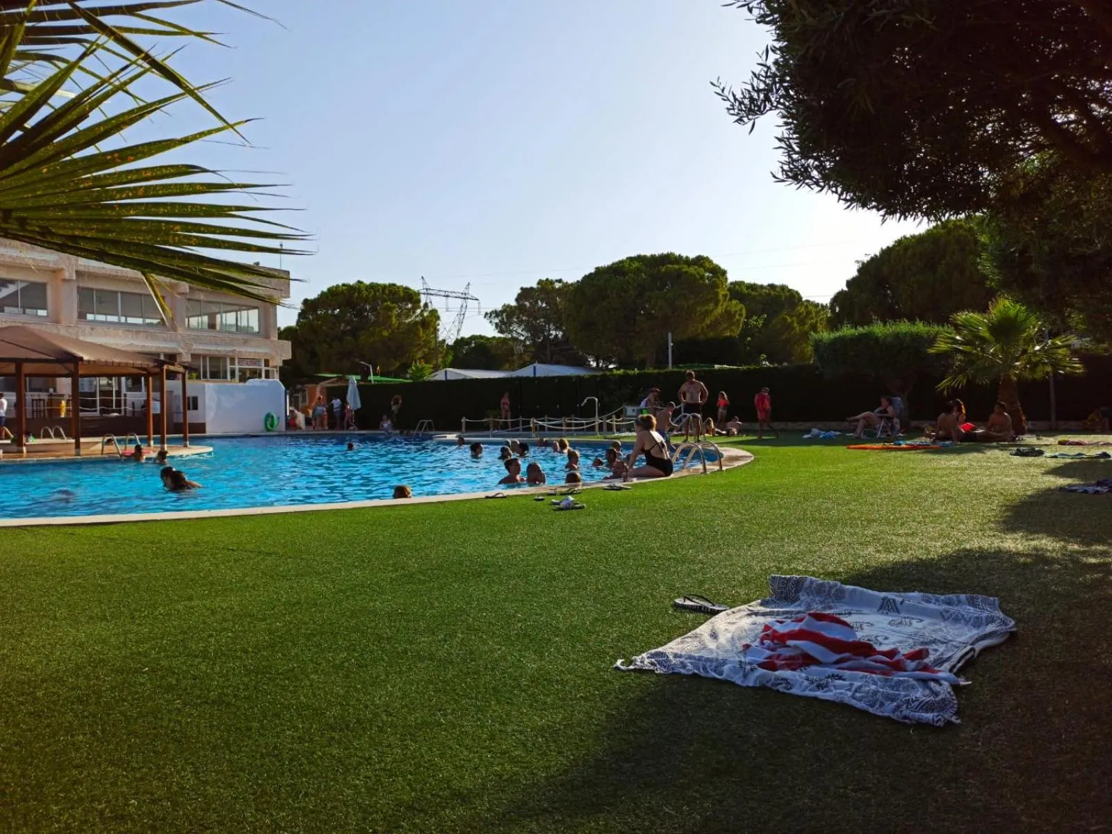 Pool view in Camping San Javier