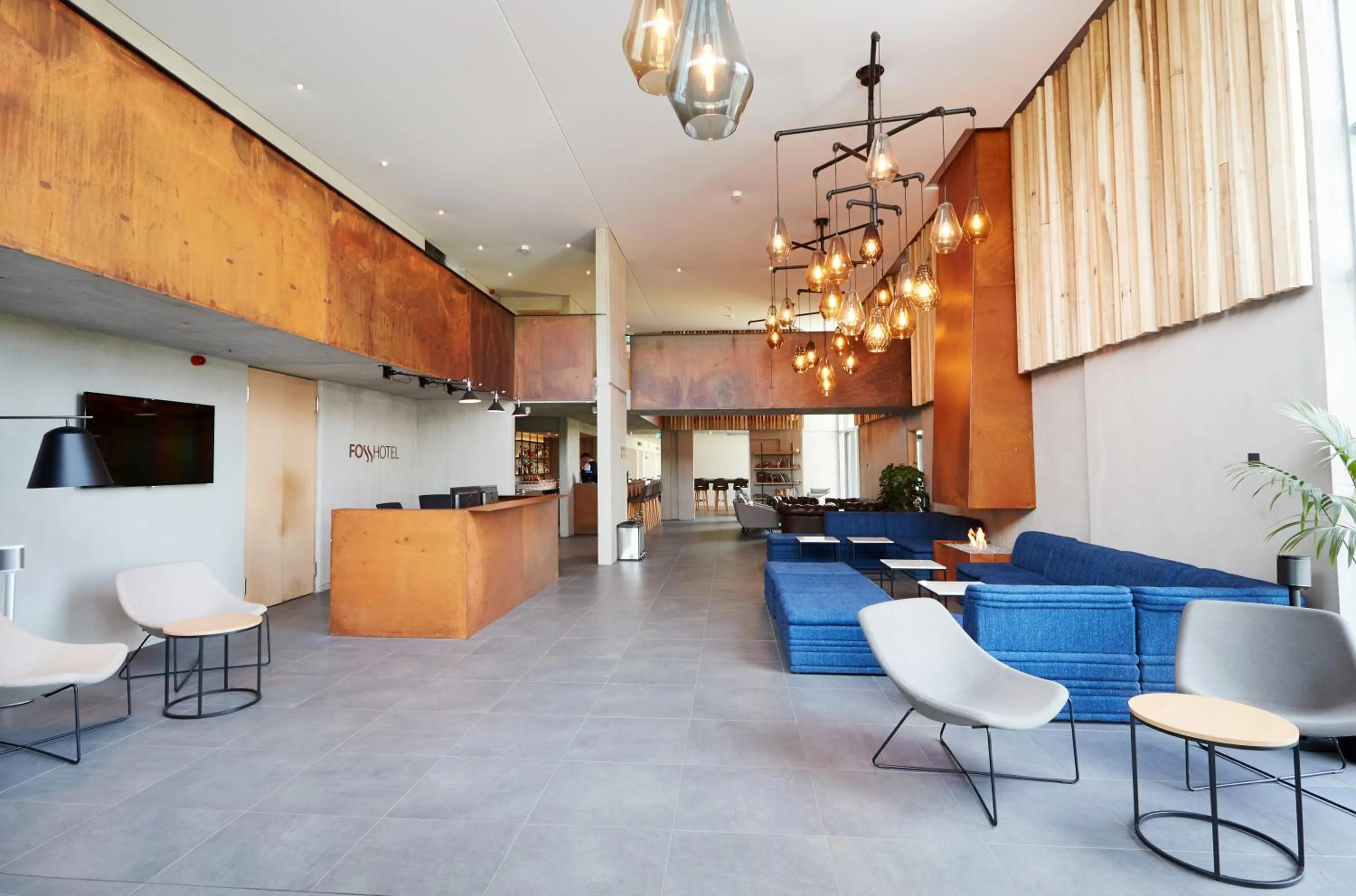 Lobby or reception in Fosshotel Reykholt