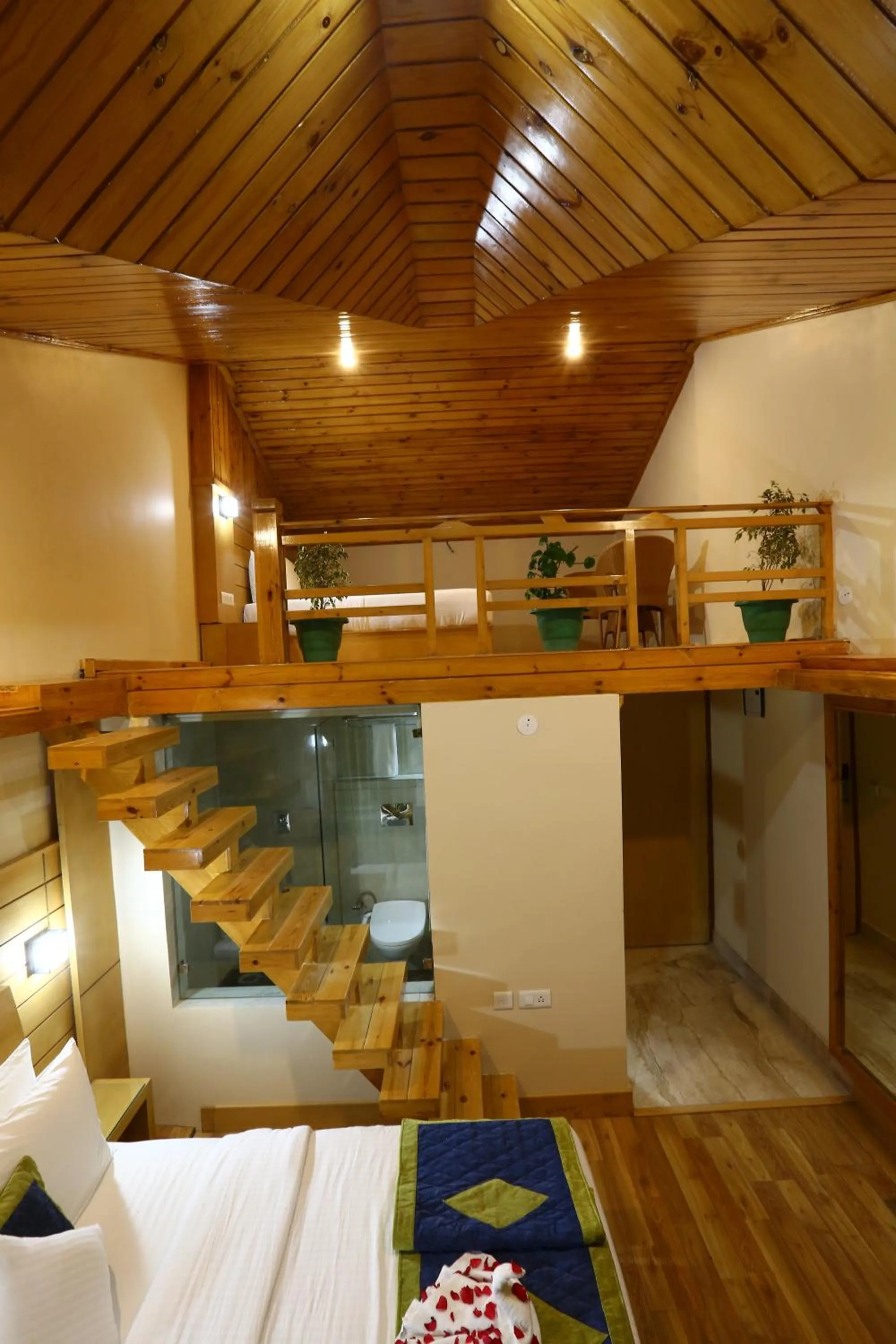 Bed in The Byke Nature Vilas Pure Veg