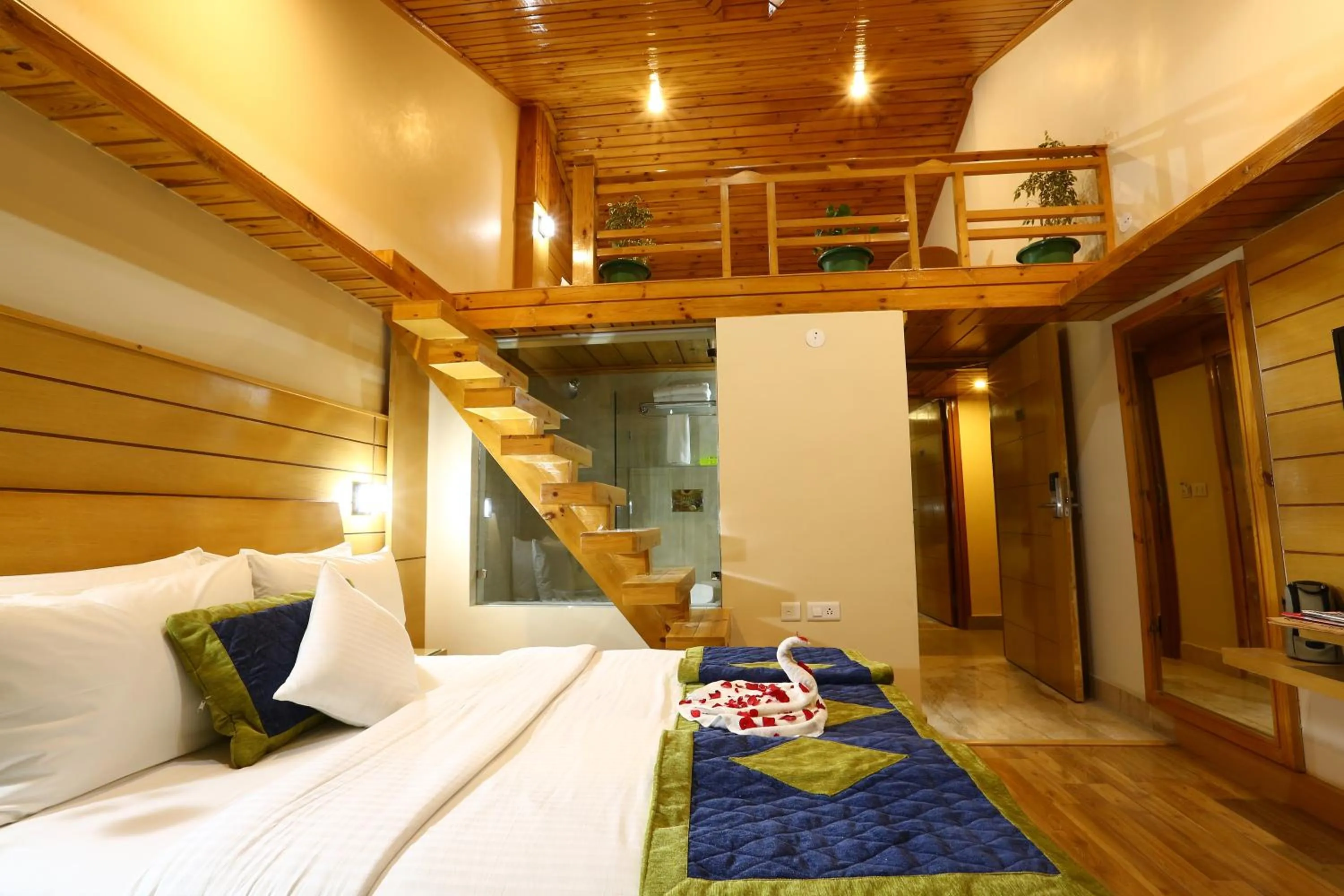 Bed in The Byke Nature Vilas Pure Veg