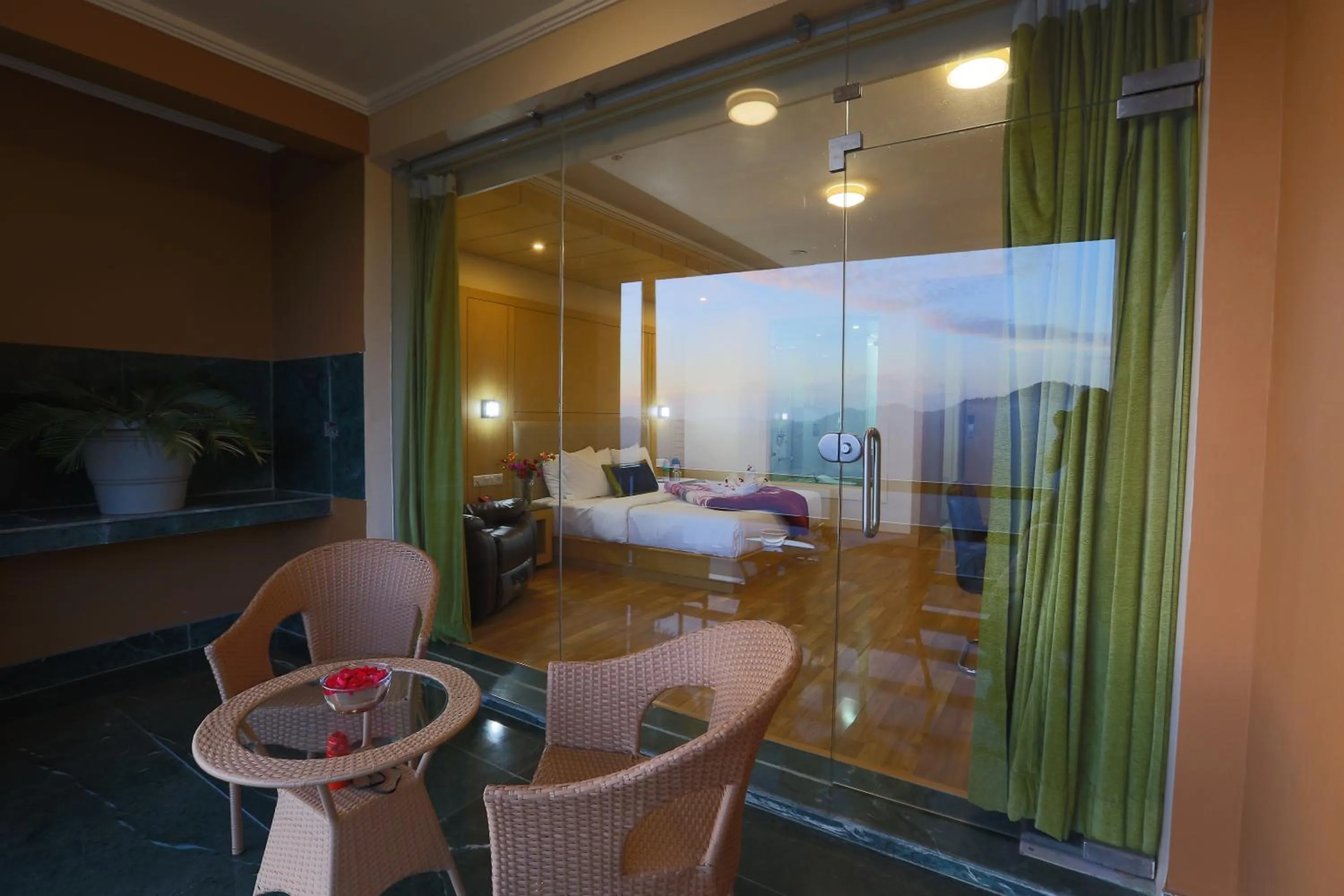 Balcony/Terrace in The Byke Nature Vilas Pure Veg