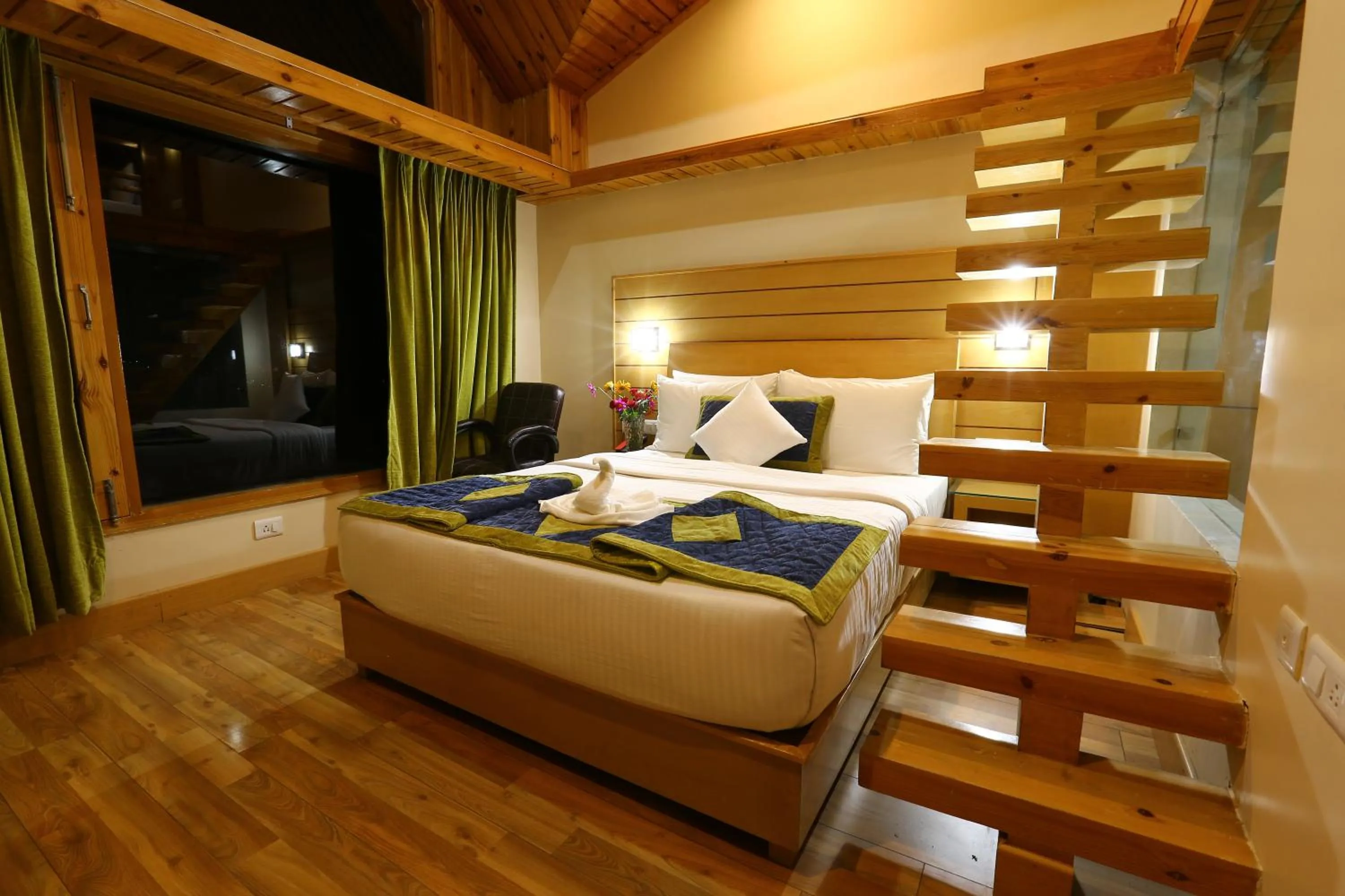 Bed in The Byke Nature Vilas Pure Veg