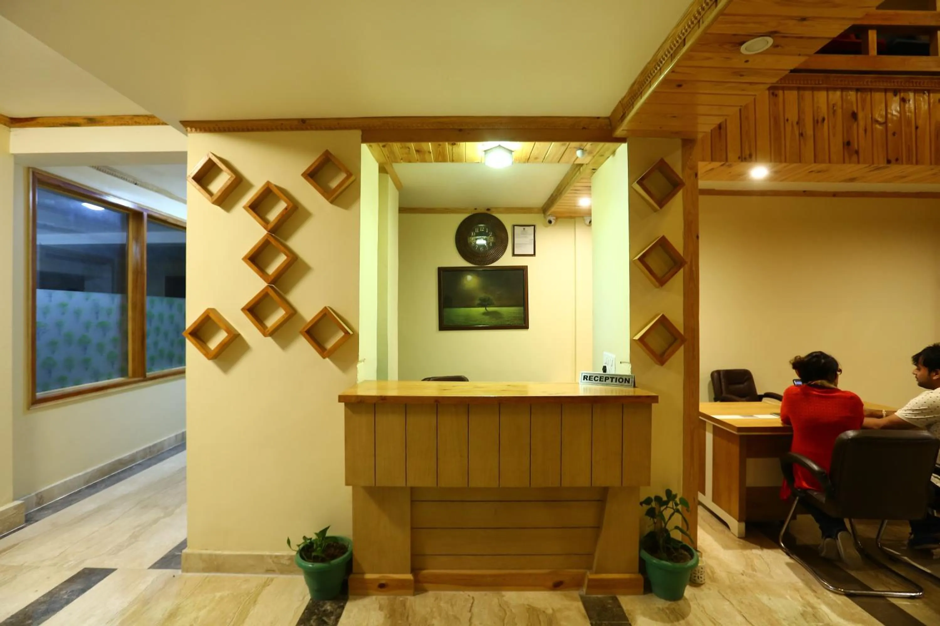 Lobby or reception in The Byke Nature Vilas Pure Veg