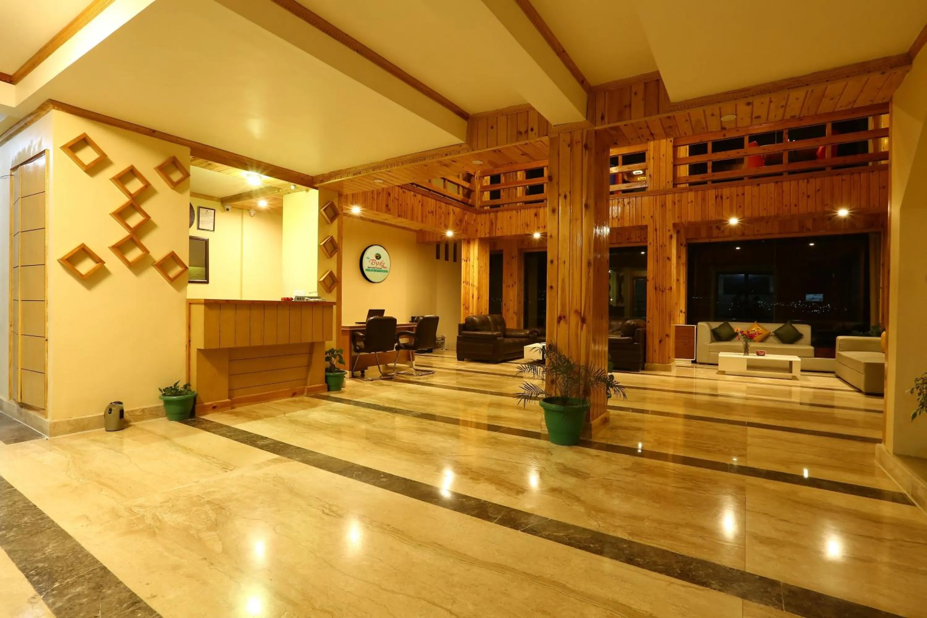 Lobby or reception in The Byke Nature Vilas Pure Veg
