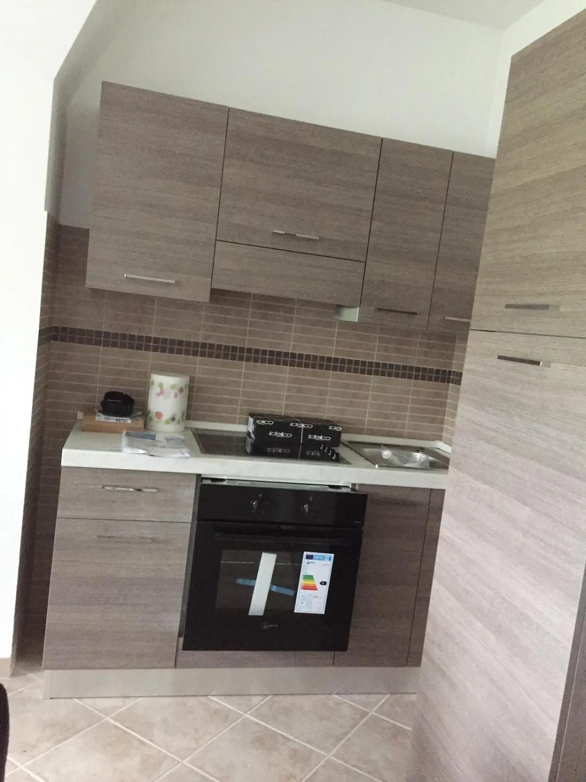 Kitchen or kitchenette in Salieri Apartment