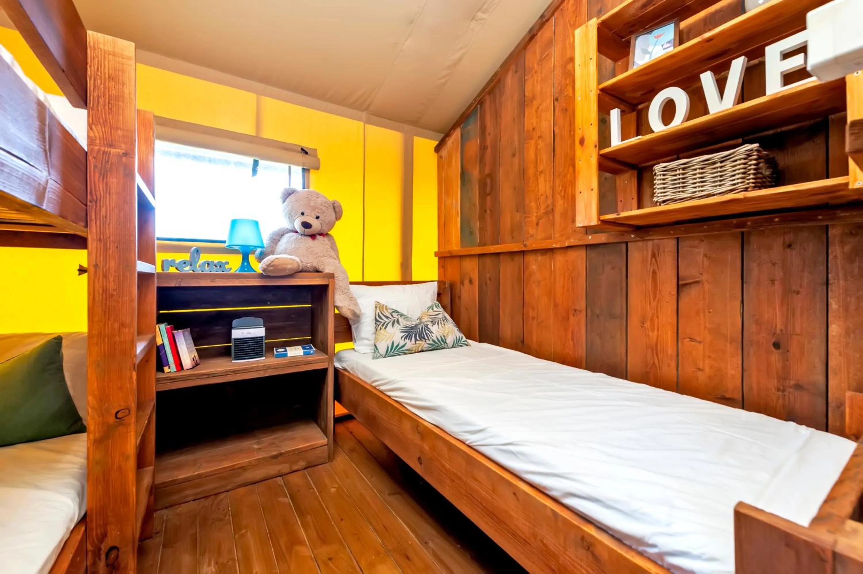 Photo of the whole room, Bed in Glamping and Mobile Homes Lavanda - Holiday Centre Bi VIllage